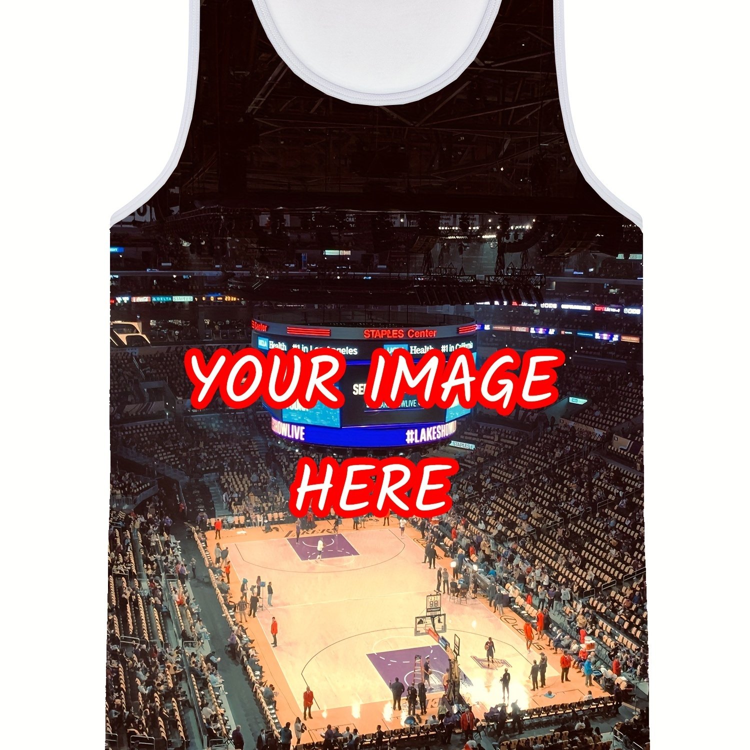 E-shop Individuelles Herren-Tanktop - Lässig & Bequem aus Polyester, Ganzkörperdruck, Maschinenwaschbar - für den Sommer im Freien