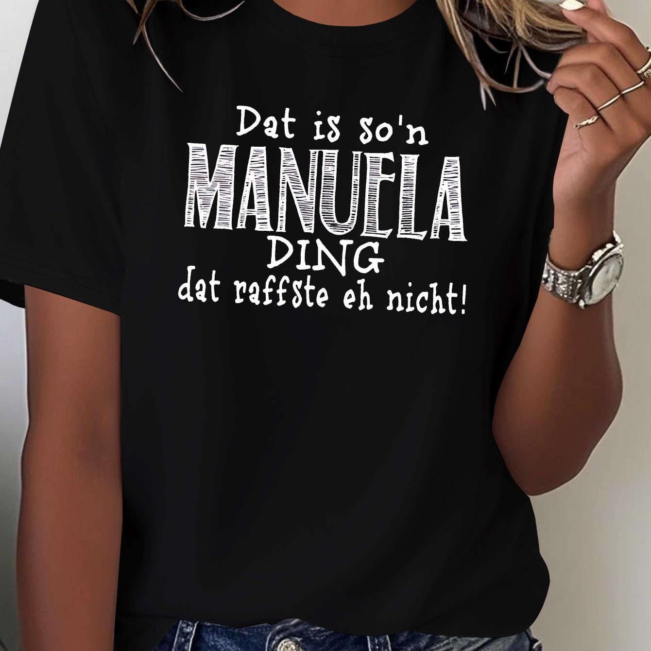 Image of Plus Size, Fashionable Exquisite Cute And Interesting Women's Pure Comfortable T-shirt