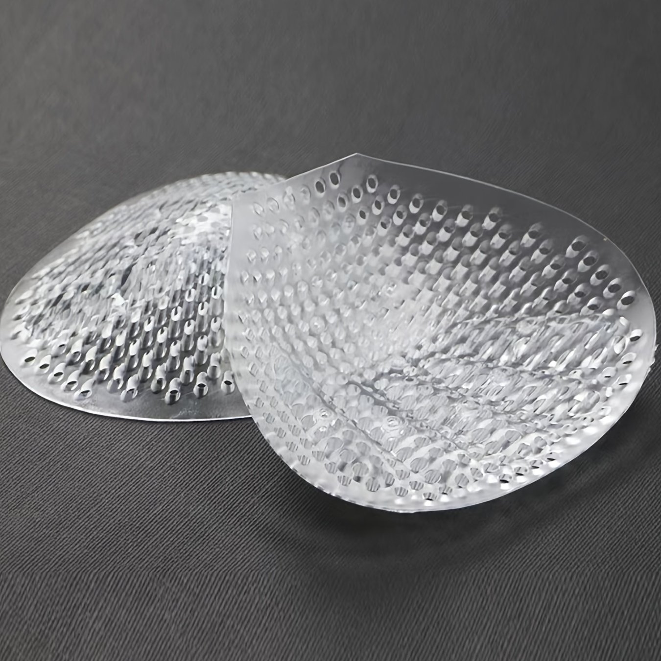 E-shop Ein Paar Silikon Brustpolster | Verdickte Waben-Einsätze, Transparente Massage Handflächenförmige Cup Liner, Zuschneidbar