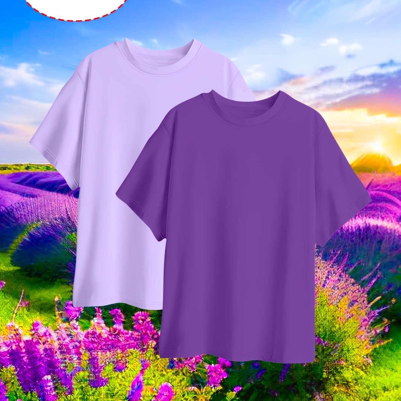 TEMU Women's Spring/summer Solid Color Short-sleeve T-shirt 2pcs Set, Comfortable And Lightweight Fabric, Crew Neck , For Daily Commuting Wear