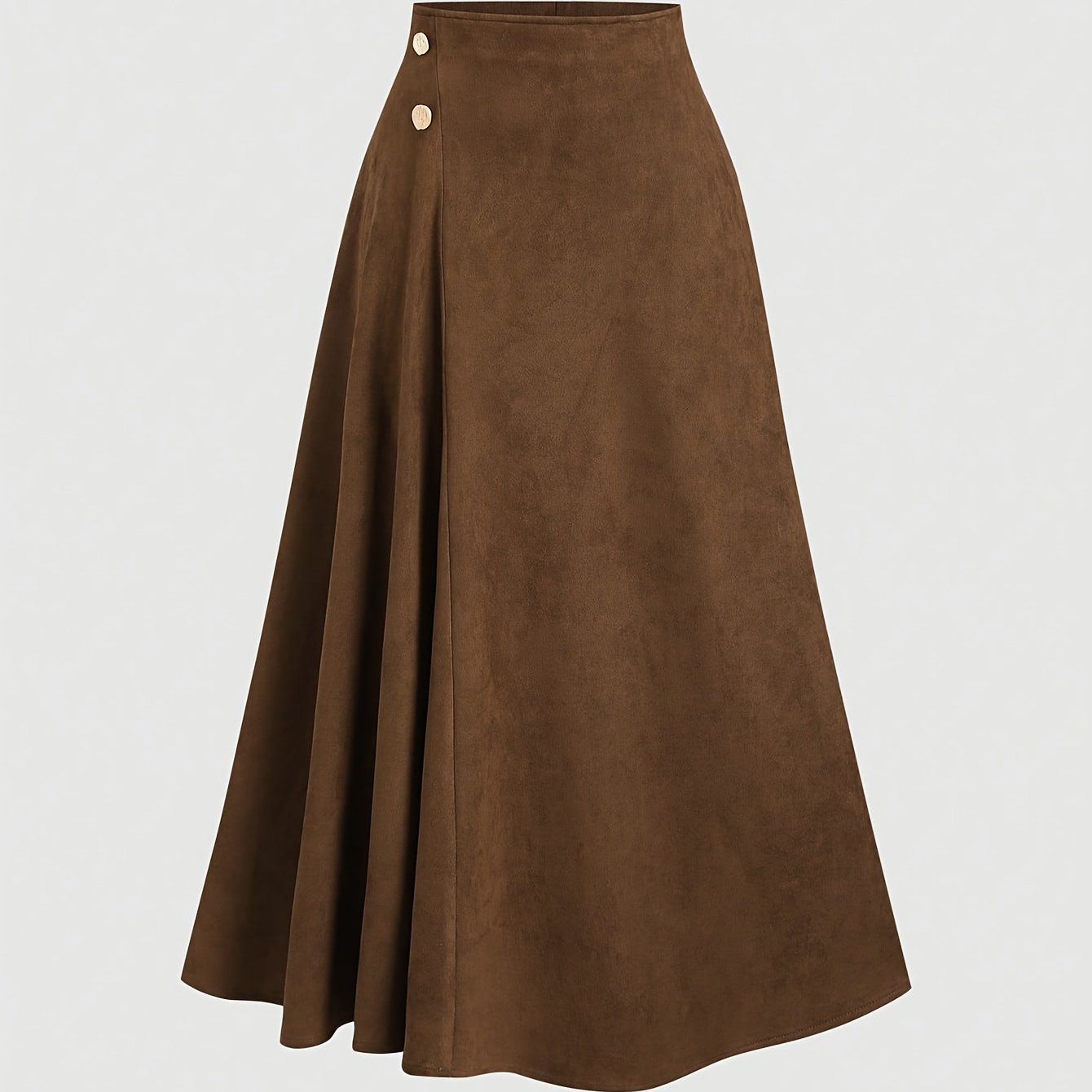 TEMU Ladies Elegant Trumpet Skirt, , Coffee Color, Women's Clothing