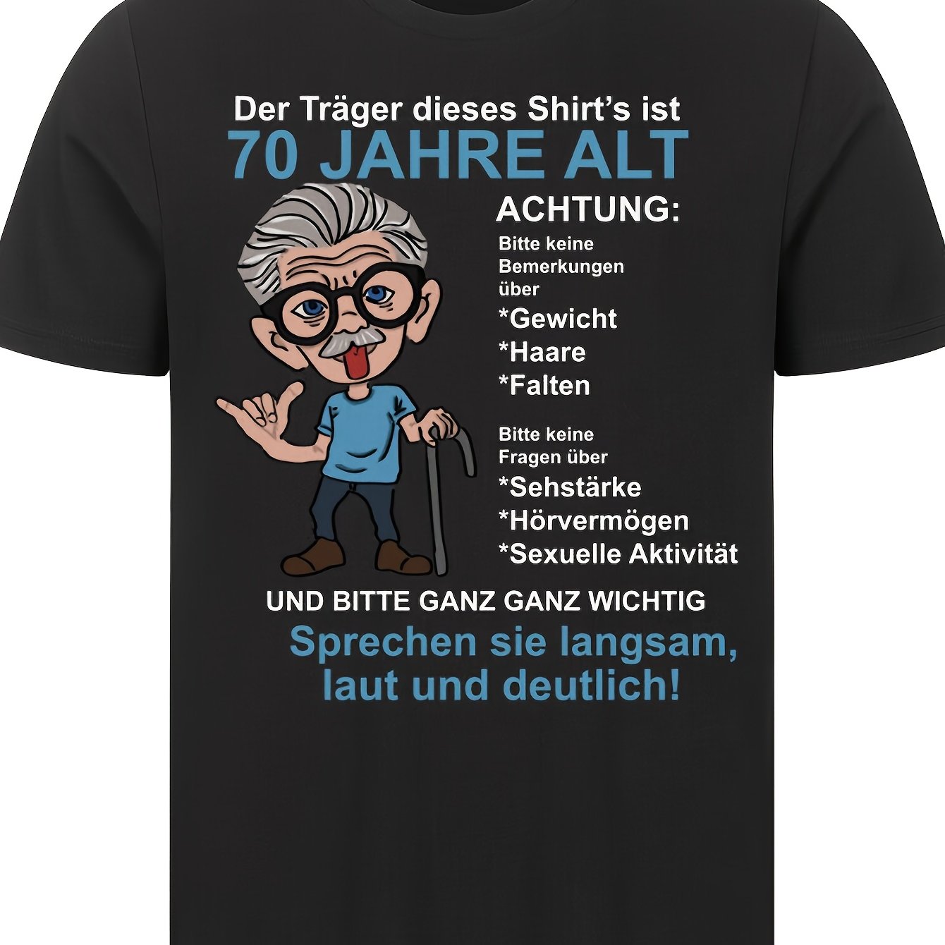 Image of Themed Graphic T-shirt For Men Single Color Crew Neck Short Sleeve Versatile Casual Cotton Top For Daily Wear And Birthday Occasions