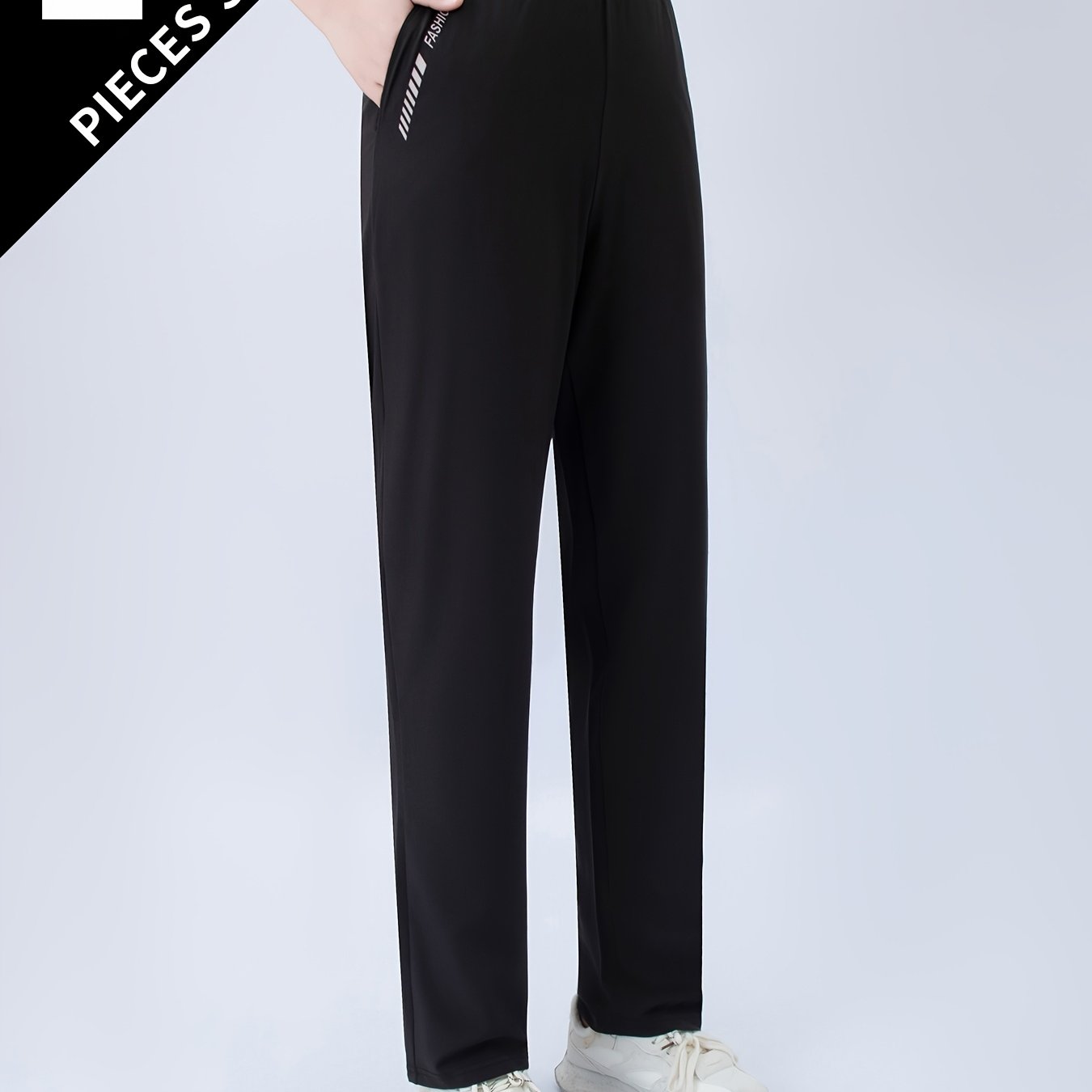 E-shop 1 Stück Atmungsaktive Schnelltrocknende Dünne Sommerhose, Ice-Fiber-Stoff Gerade Beine Outdoor-Sport-Wanderhose