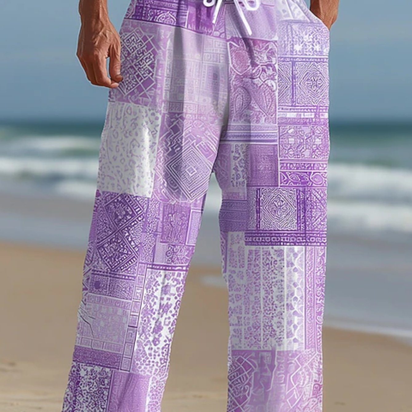 TEMU /autumn/summer Men's Long Pants, Loose Straight-leg Youth European And American Trendy Casual Pants, Straight-leg Trousers With A Lazy