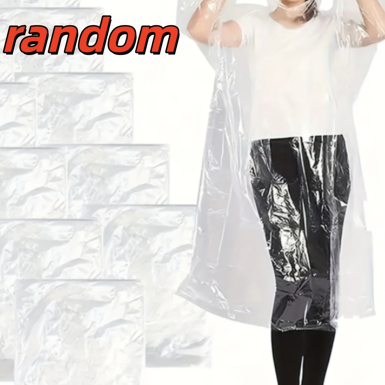 Outdoor Disposable Raincoat, Card-sized Portable Compressed Poncho, Adult Full-body High Quality, Lengthened & Thickened, For Scenic Area Use, Random Color