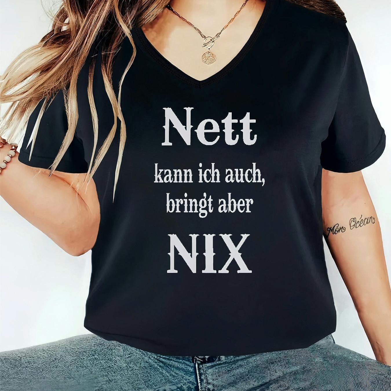 E-shop Plus Size - Plus Size - Plus Size V-Ausschnitt Damenbekleidung, Kurzarm-T-Shirt für Frühling und Sommer, Atmungsaktiv und Hautfreundlich,