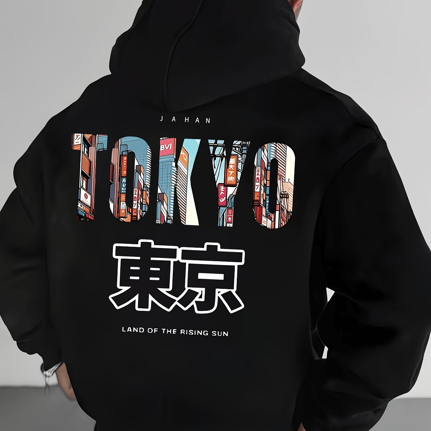 TEMU Y2k Vintage Hoodie, 100% Polyester 220g, Oversized Fit, Trendy Cool Japanese Streetwear Jacket