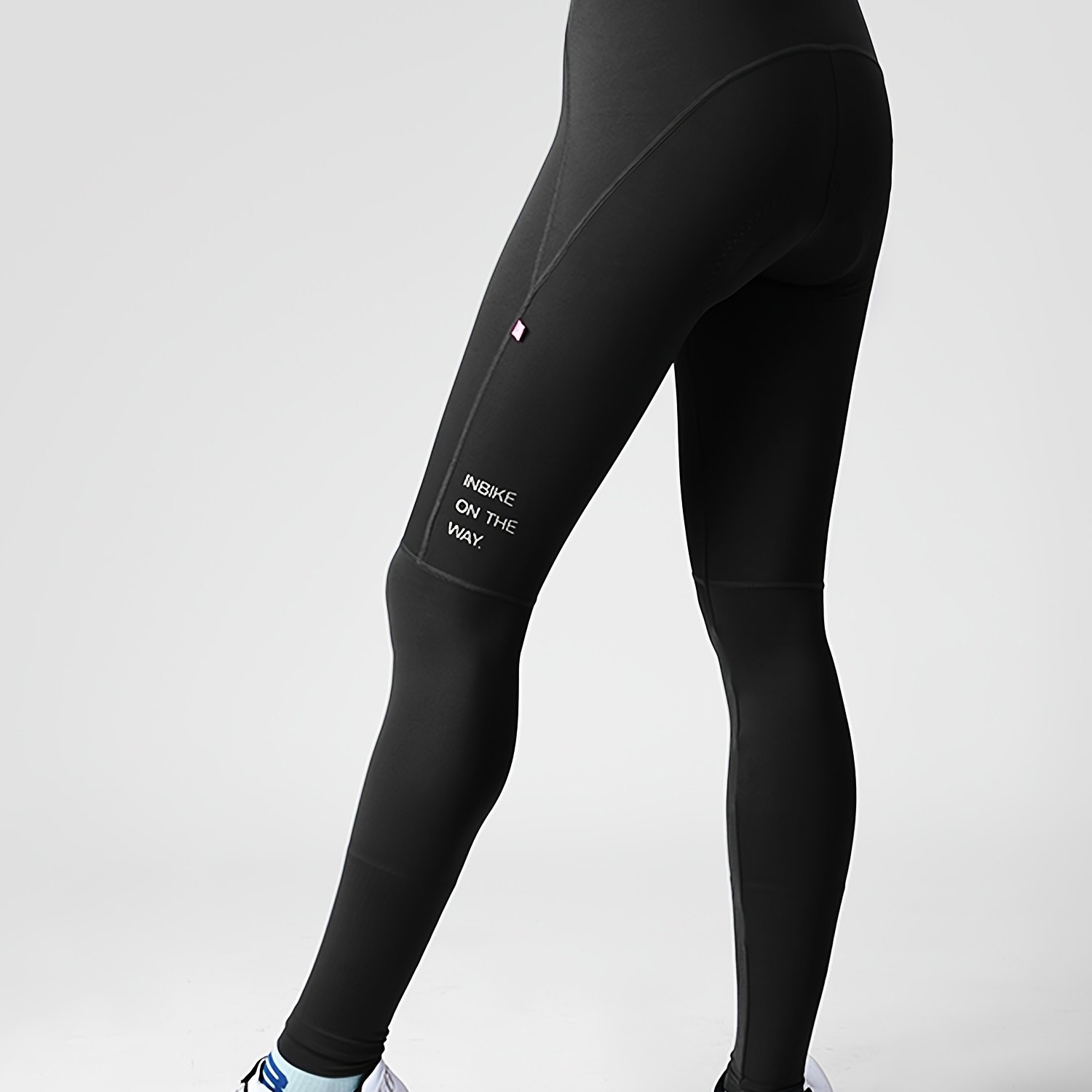Image of Inbike Women's Thermal Cycling Pants With 3d Padding & Pockets - Trousers, Full-length Length For Mountain/, Spring/autumn , Hand Washable Athletic Pants Suitable For Outdoor Riding And Casual Wear
