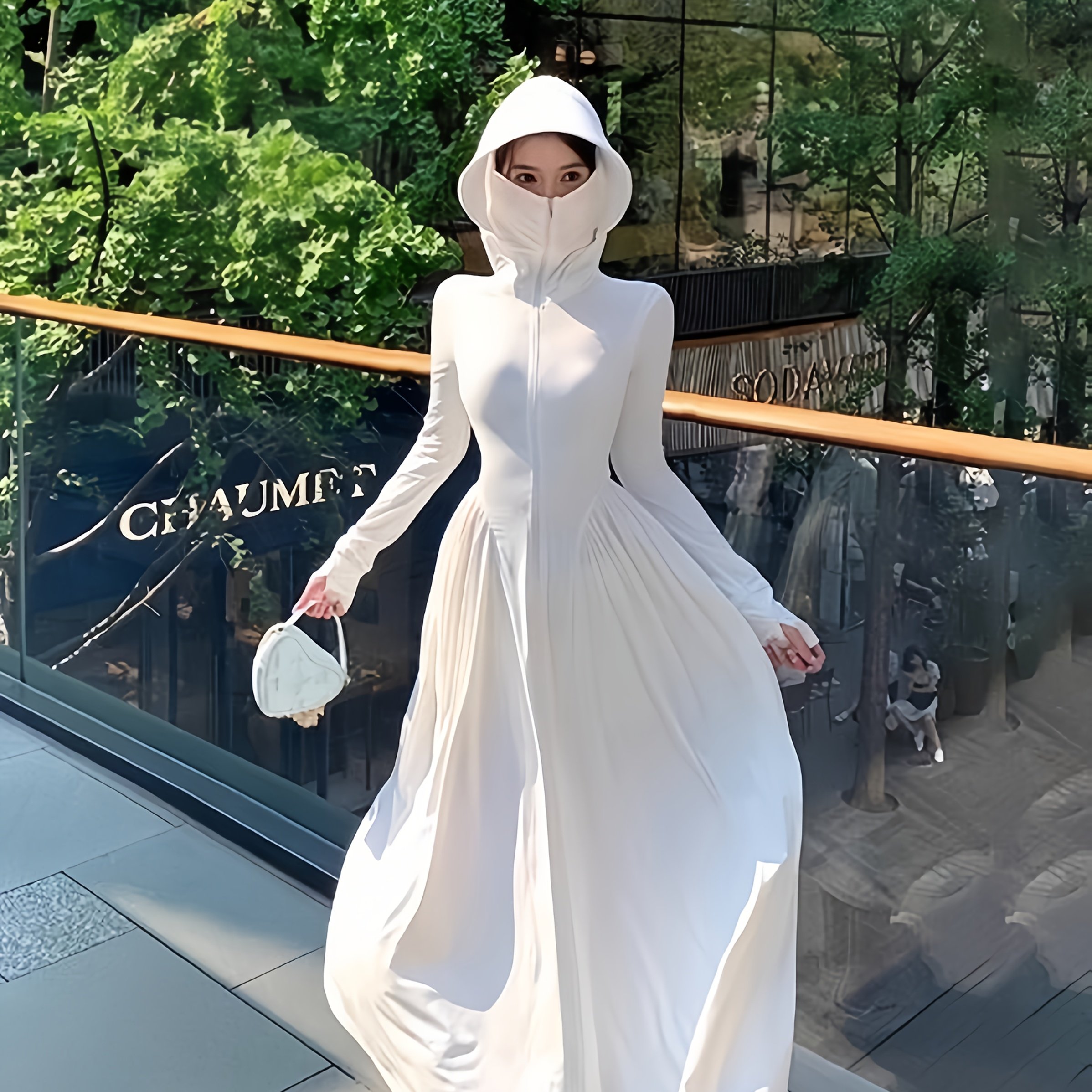 TEMU 2025 New Summer Thin Slim Slim Long Full Body Sunscreen Sunscreen Clothing Breathable Anti-ultraviolet -long Sunscreen Clothing