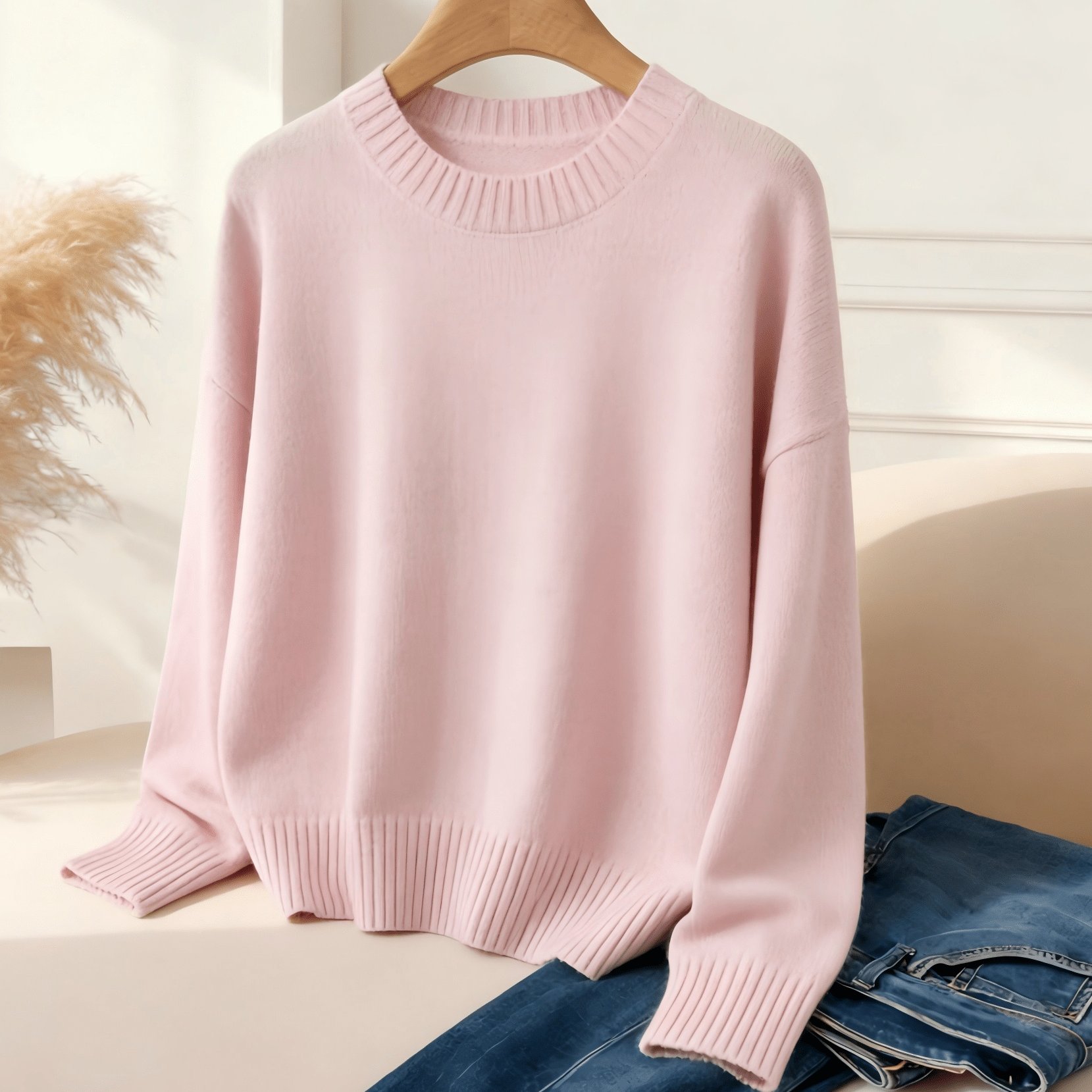 TEMU Pull Oversize Femme Y2K Mode Automne, Haut Décontracté et Confortable