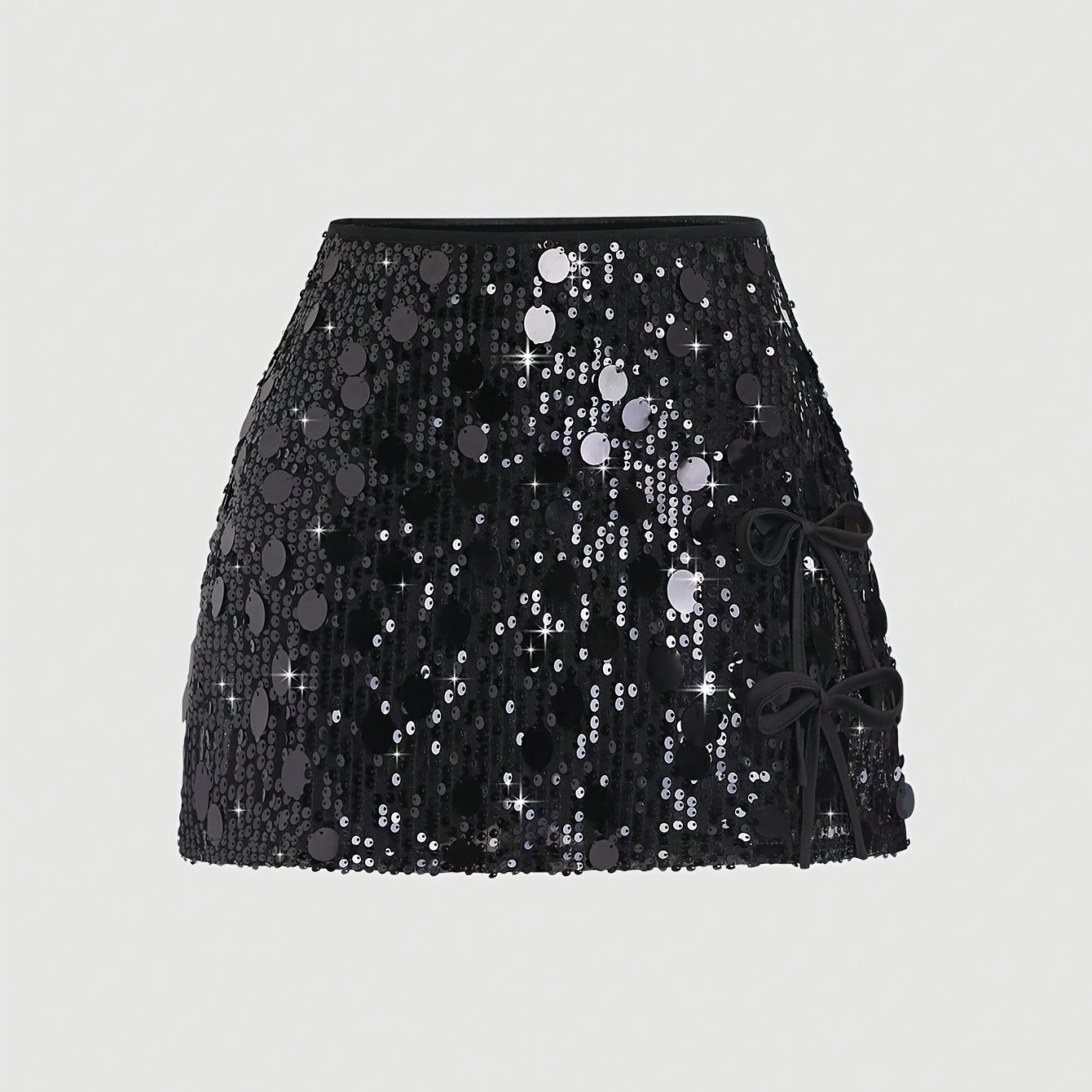 TEMU Xz260629999 Women's Fashion Sequin Embellished Elegant Skort