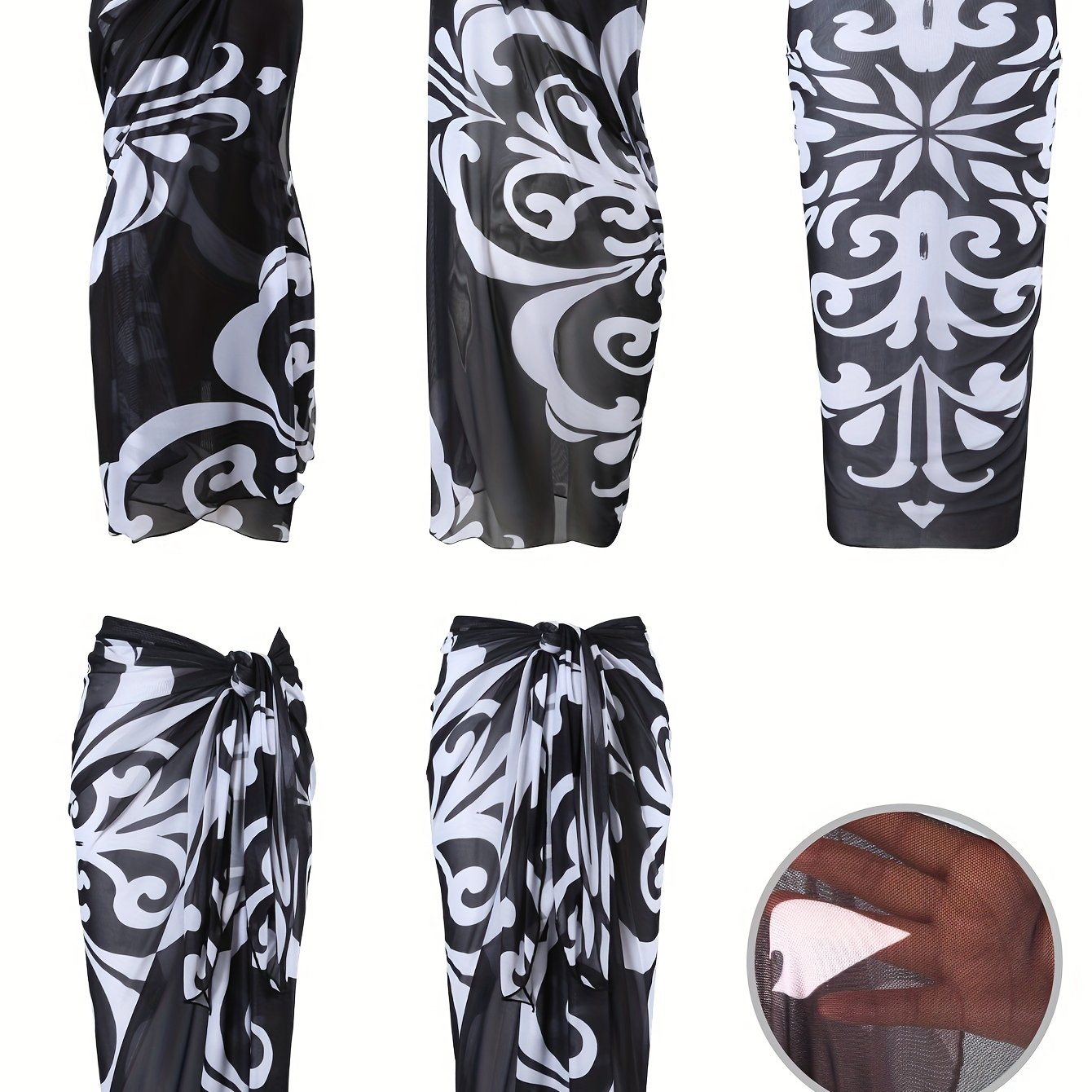 Image of Women's Pattern Print Large Scarf