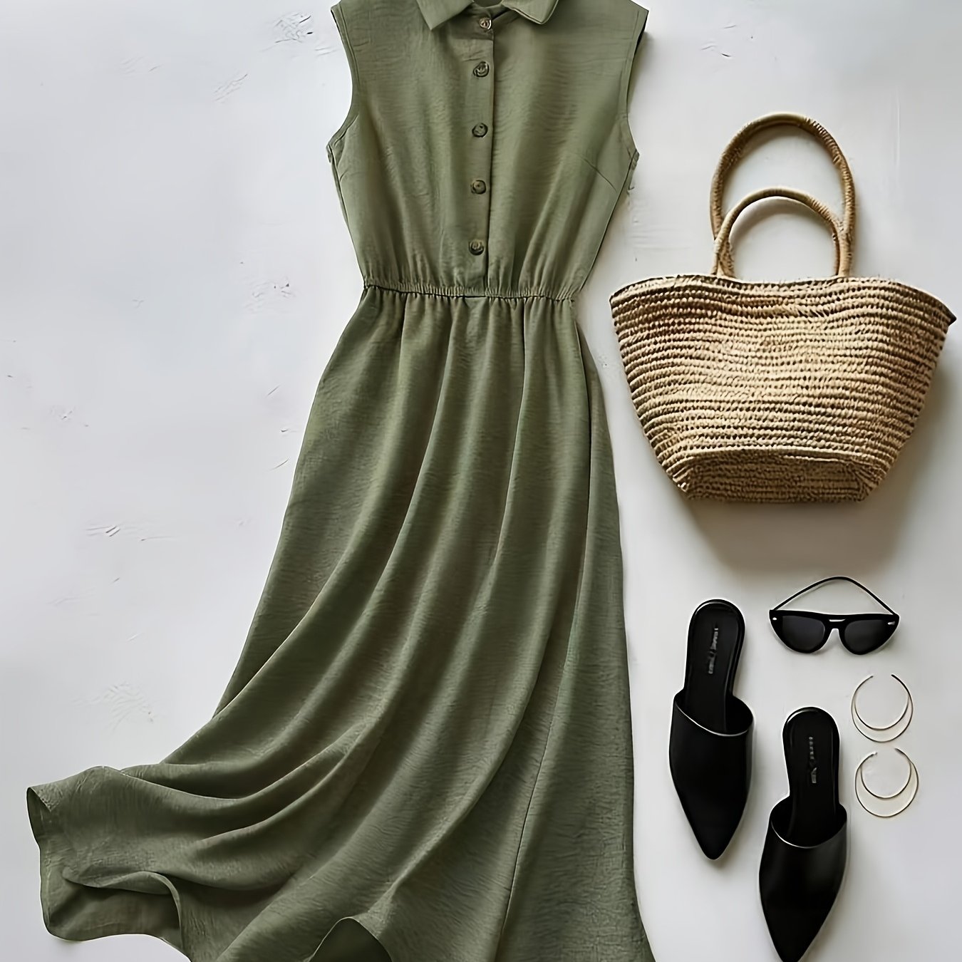 TEMU Dj260318525 Women's Elegant Casual Long Dress