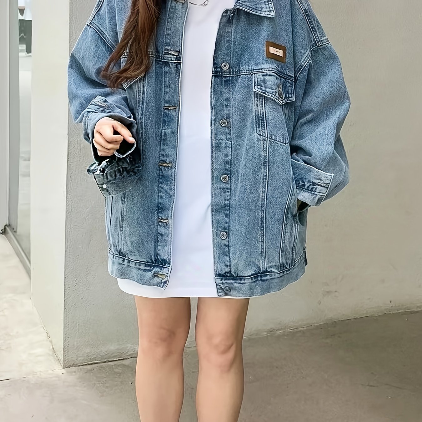 Loose And Lazy Denim Jacket For Women 2024 And Autumn Versatile Retro Jacket Top