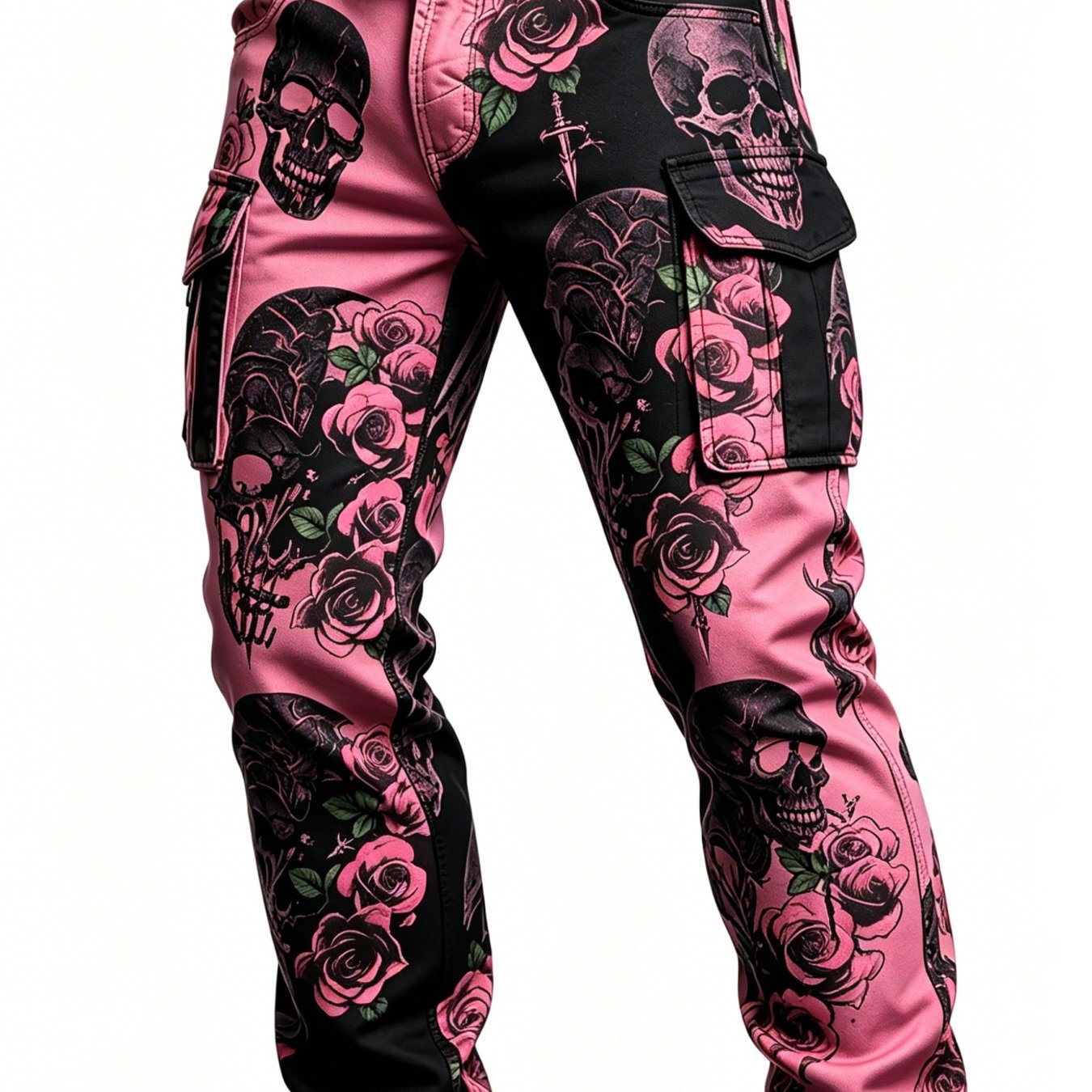 Image of 2026 Single-piece Men's Pants, New European And Art Printing, Trend Shorts, Casual And Versatile Men's Pants, For , Gifts, Father's Day Gifts