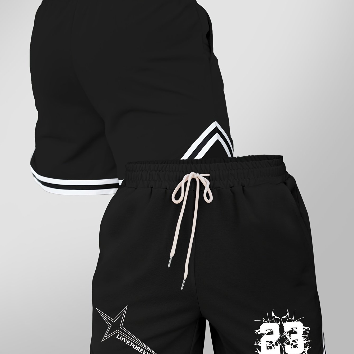 TEMU Men's Multi-print Basketball Shorts