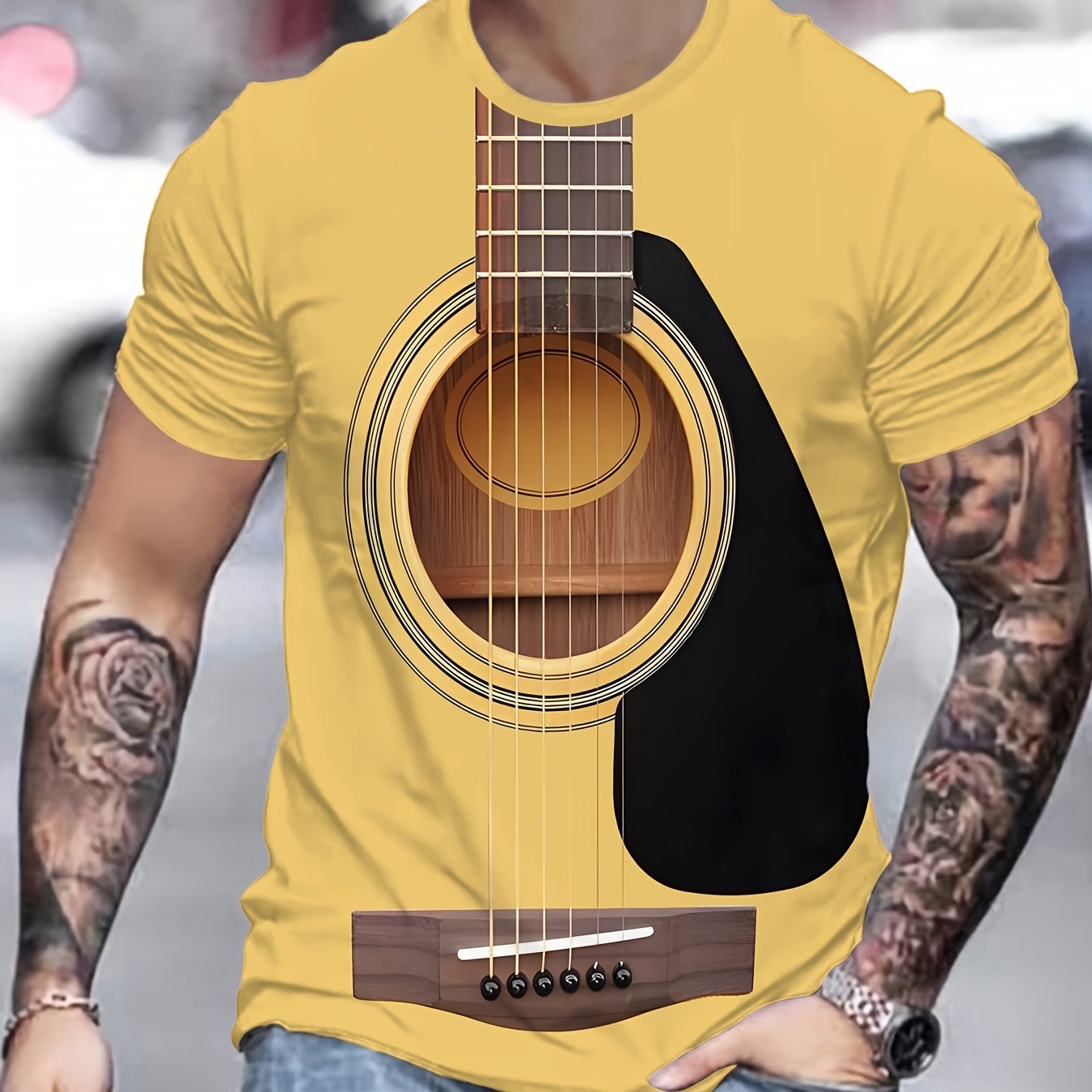 TEMU Ale Novelty Men's 3d Print Fashion T-shirt