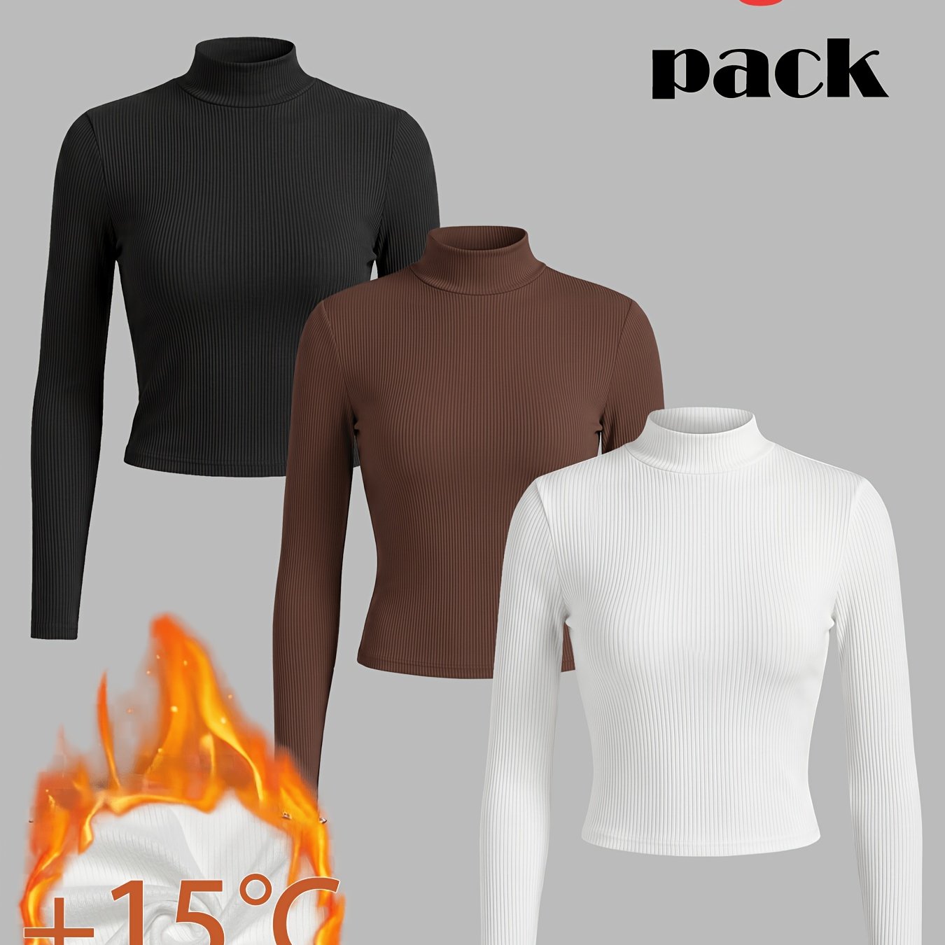 Women's Autumn/winter -lined Solid Color Thermal Underwear