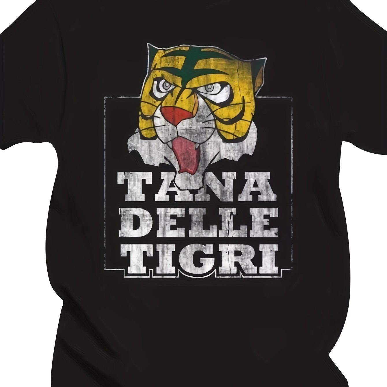TEMU Maglietta : I Tigri all'Et� dell' Tigre - Mask Vintage Anime Abbigliamento Harajuku