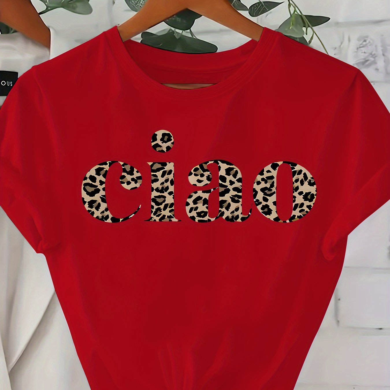 TEMU Plus Size - Plus Size - 0-8xl Plus Size Casual Fashion Printed T-shirt Women's Clothing, Trendy Base Layer Daily Outing Base Layer Daily Outing