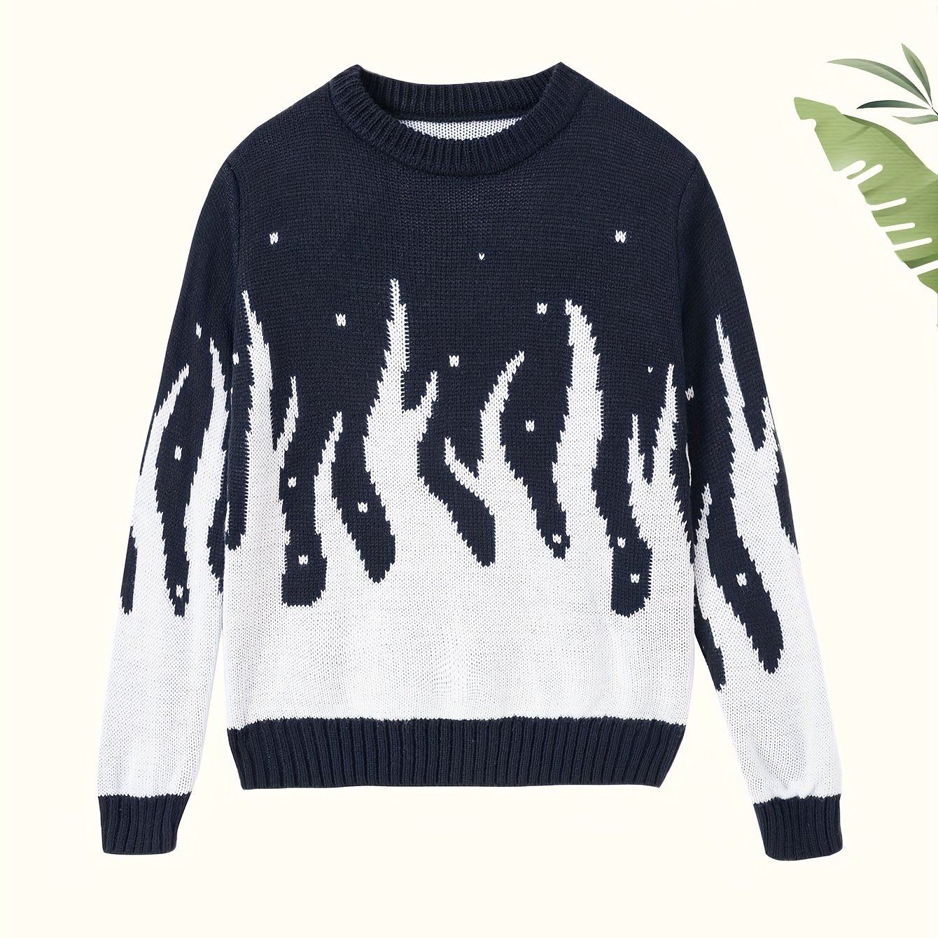 Blue flame hot sale knit sweater