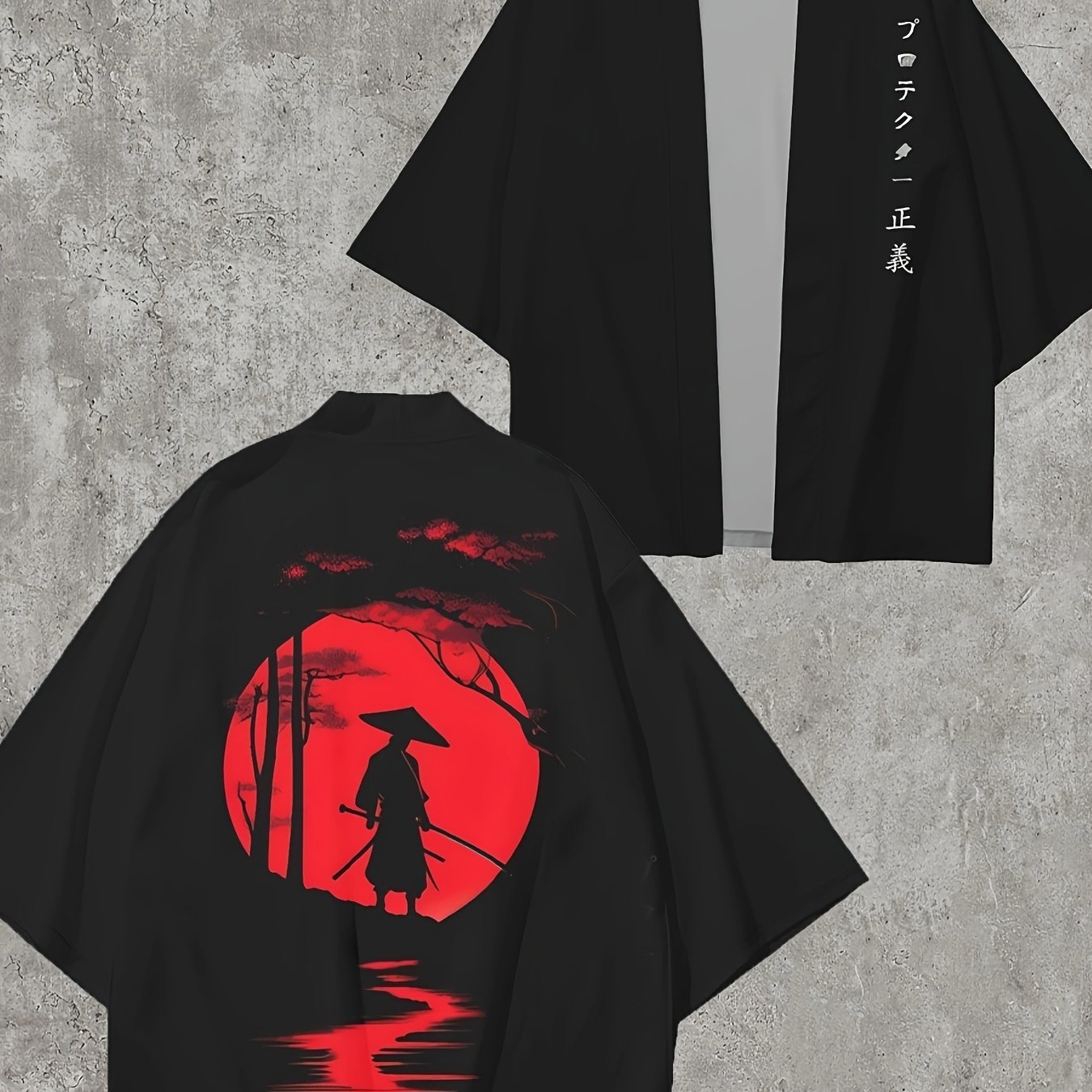 TEMU Printed Design â Not Textured Men's Casual Kimono With Pattern