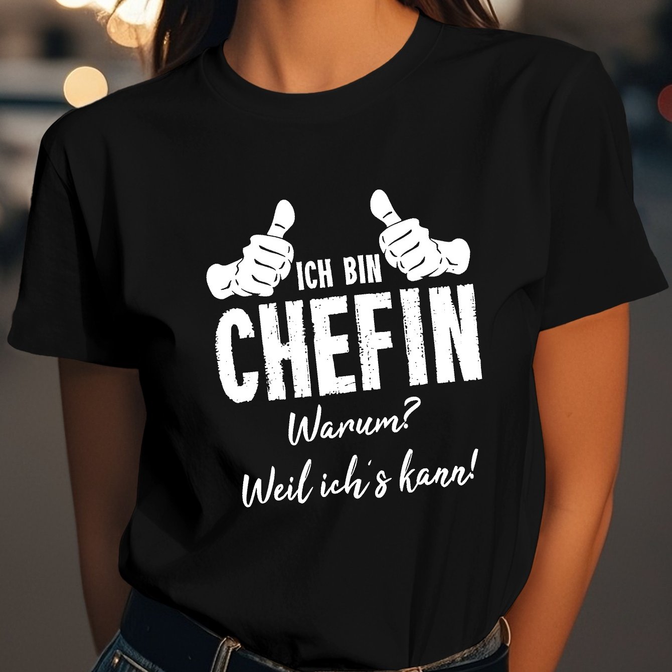 Men's & Women's German "great Job " T-shirt - Short Sleeve Casual Round Neck Tee With German Text Print, Machine Washable Suitable For Wear, Unisex Everyday Apparel For Or Gifts