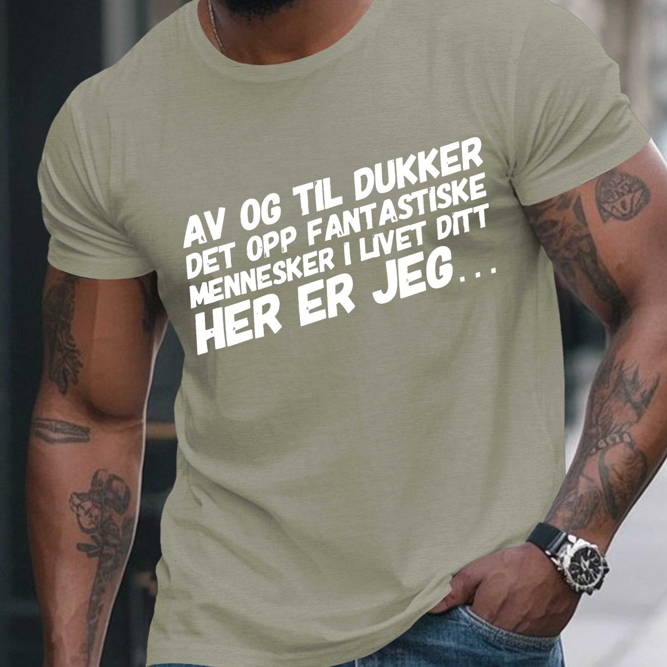 TEMU Printed Design â Not Textured/embroidery/sequins Fun Humor Quote Wrinkle Men's T-shirt, Plus Size