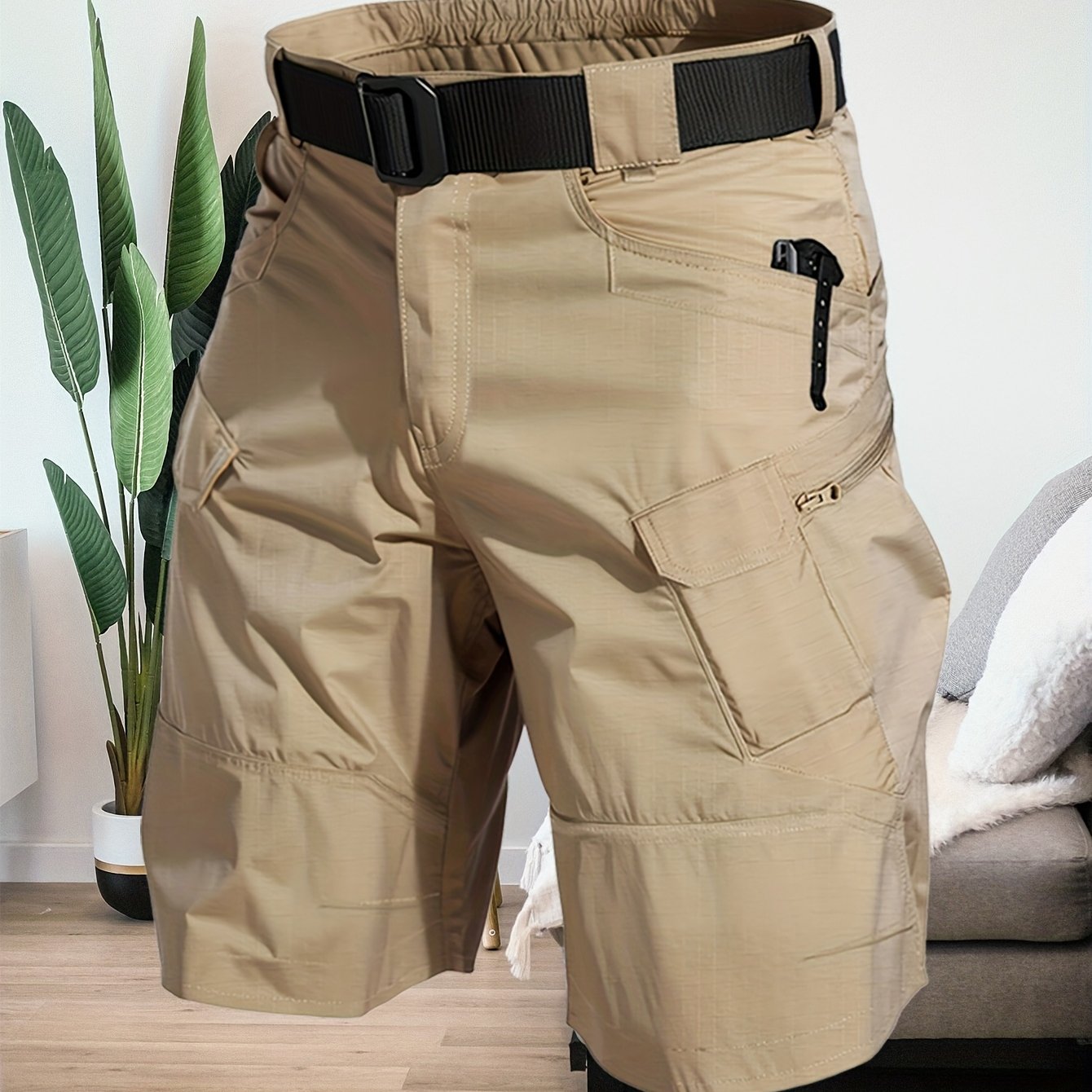 TEMU Adventure Shorts - Men's High Quality Lightweight Quick Drying Breathable Hiking Fishing Use Durable Comfortable And Practical Work Shorts (no