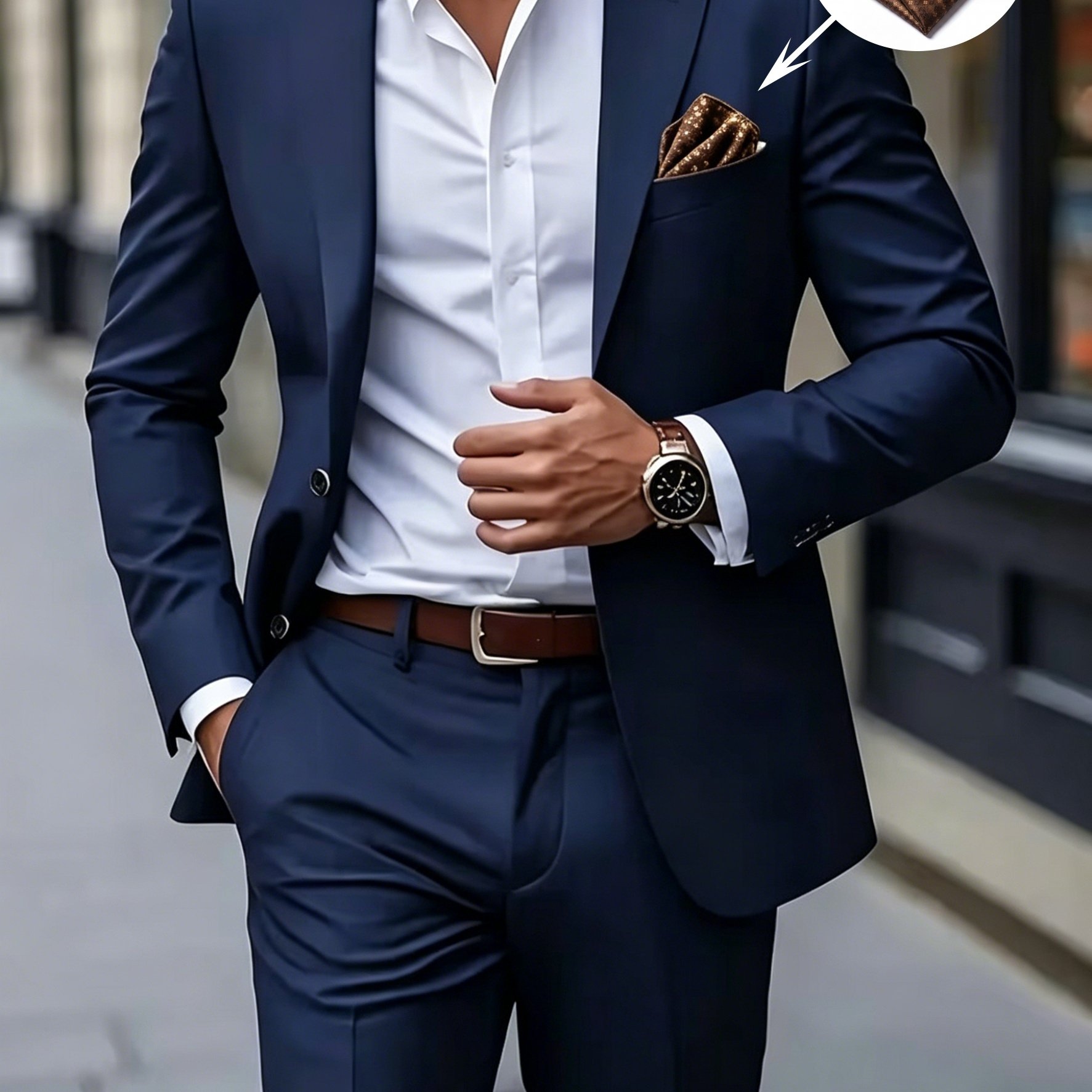 TEMU Men's 2pcs Suit, Suit Jacket And Trousers, Suitable For Office Meetings And High-end Events, Essentials
