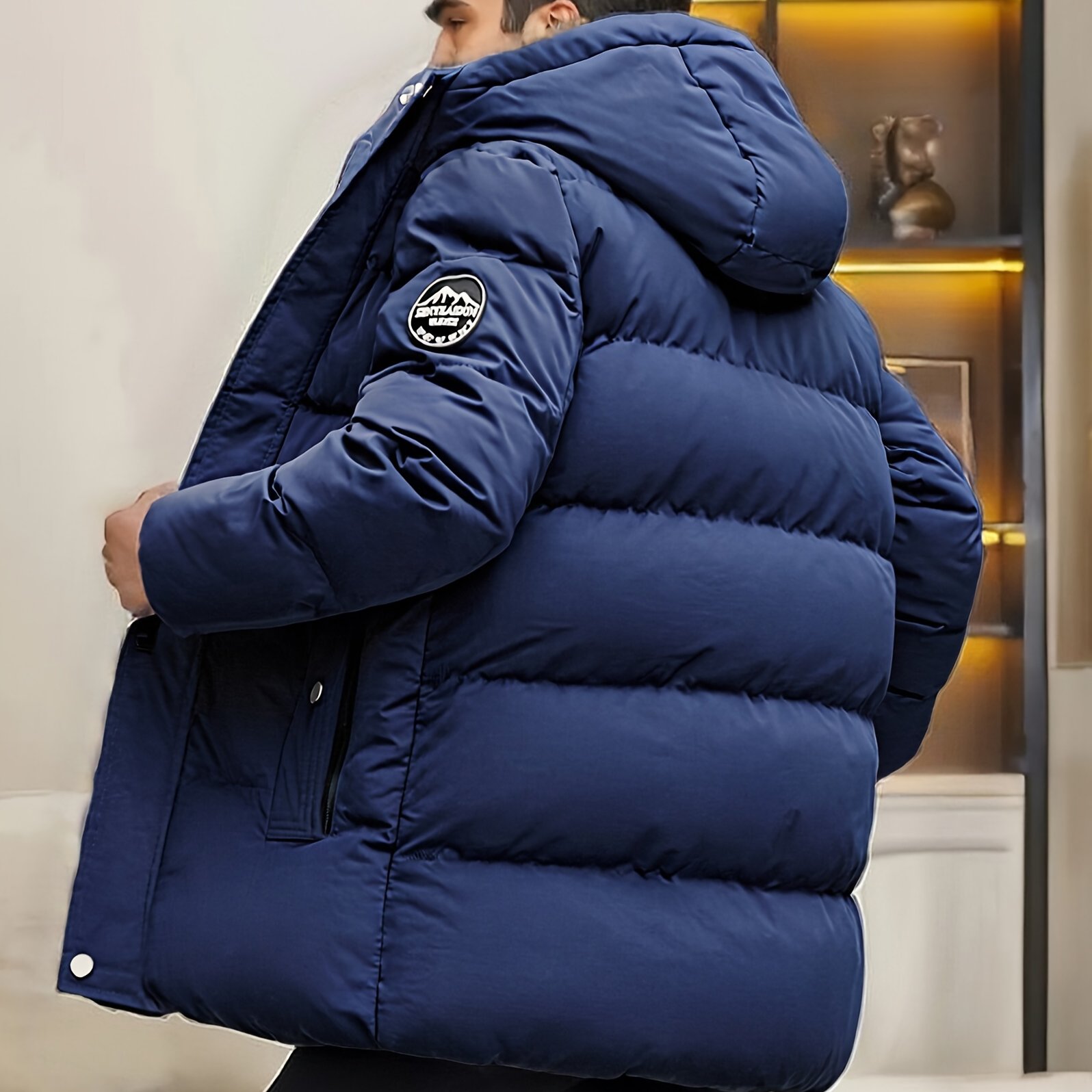 Men\u0027s Thickened Warm Windproof Winter Jacket ...