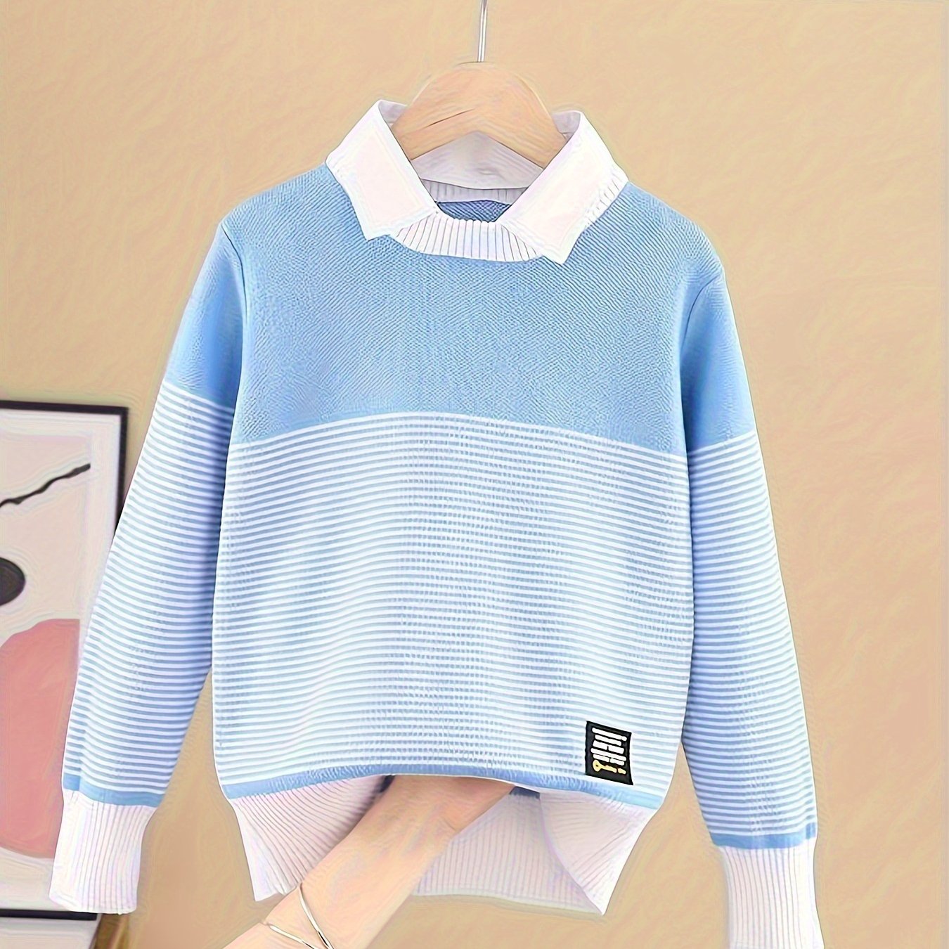 E-shop Jungen Pullover Herbst Neu Mittelgroße-Big Kinder Strickpullover Winter Kinder Jungen Strickware Trendig