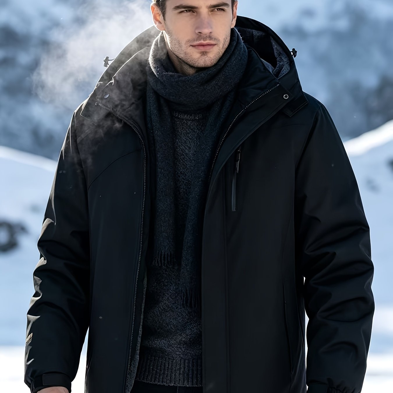 Men\u0027s Winter -Lined Thickened Warm Padded
