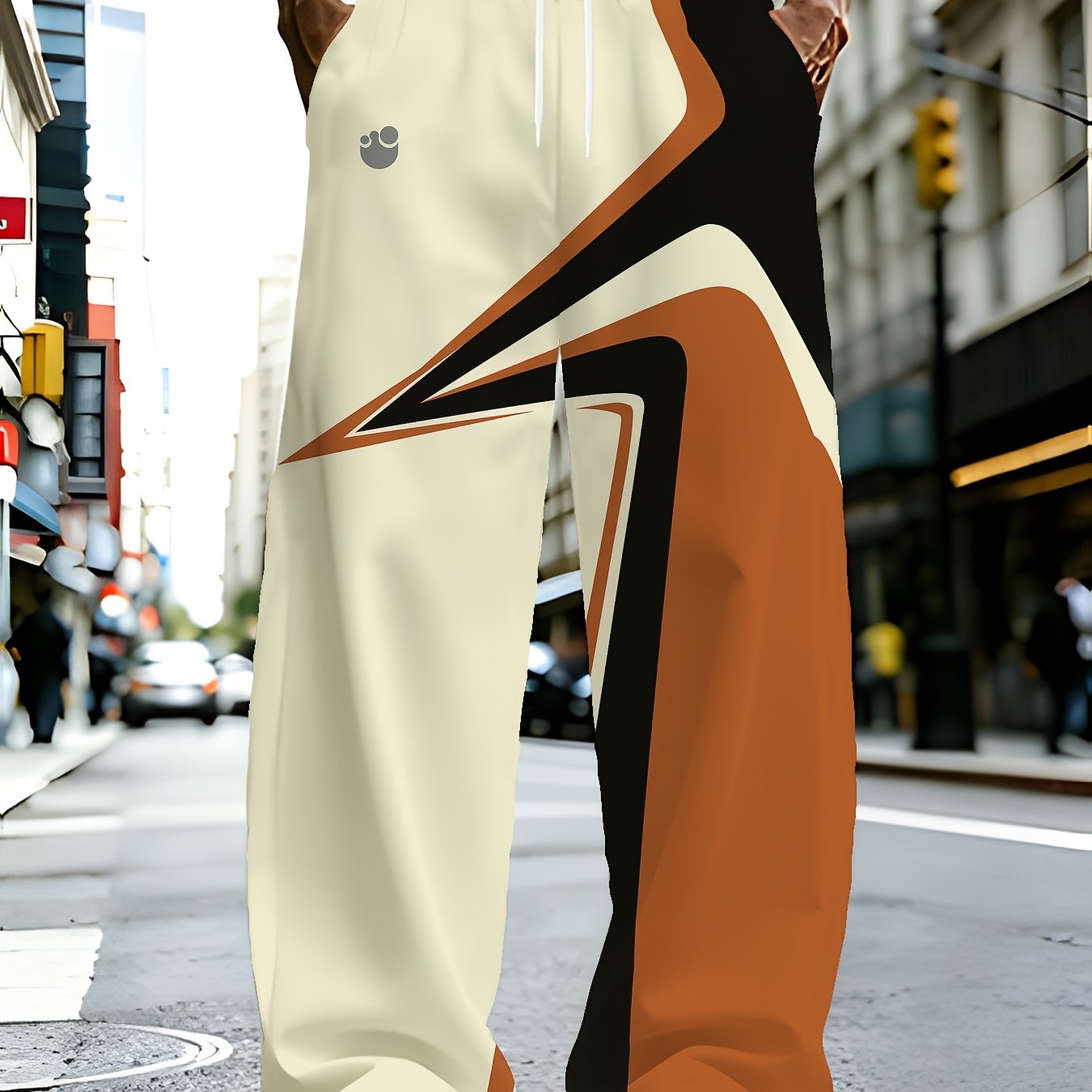 TEMU Pantalones para Hombre de Calidad | Pantalones Casuales Extragrandes para Hombre - Pantalones Anchos de Ajuste Holgado Adecuados para Casual,