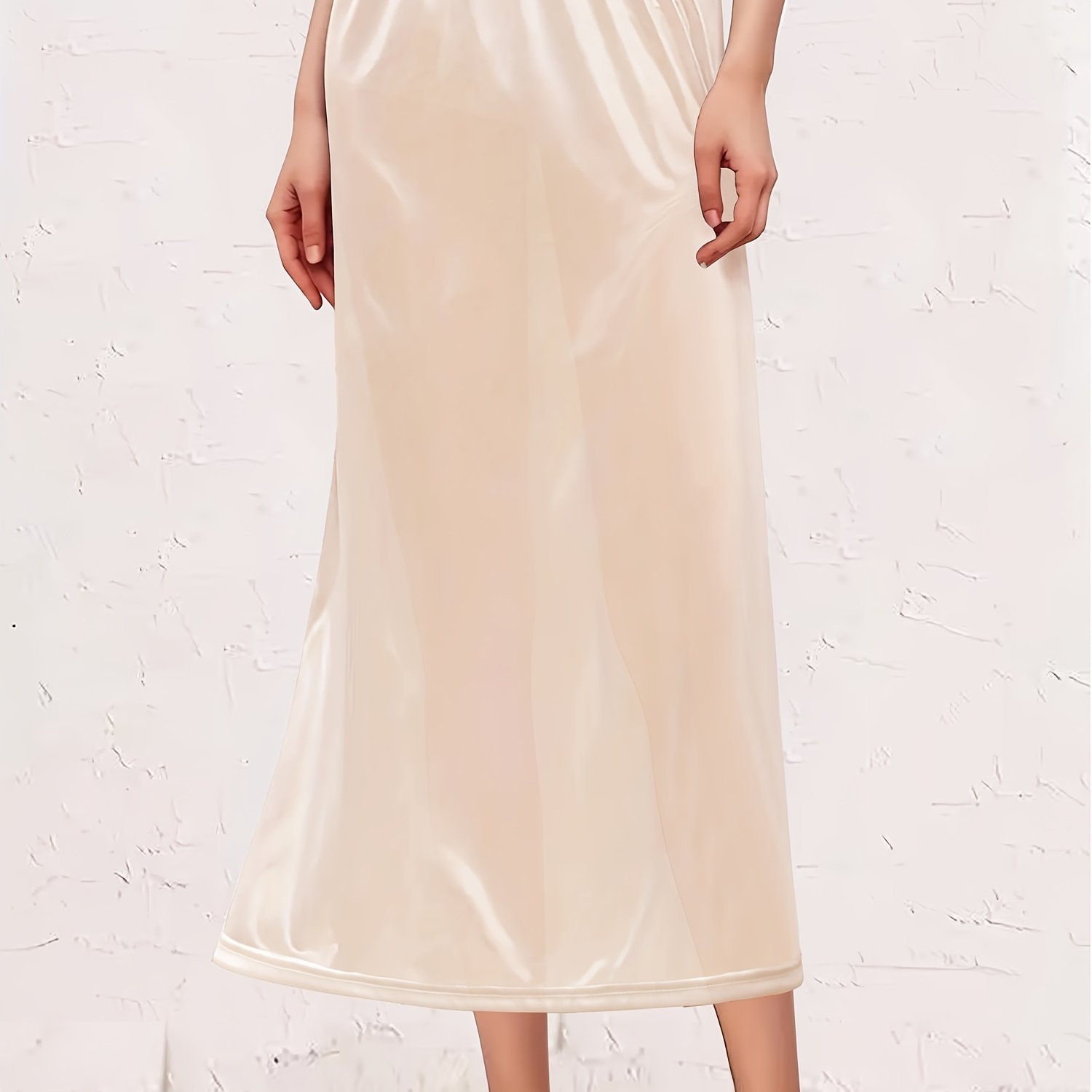 Easy Comfortable Petticoat Skirt With Elastic Waistband - Women's Underwear And Shapewear