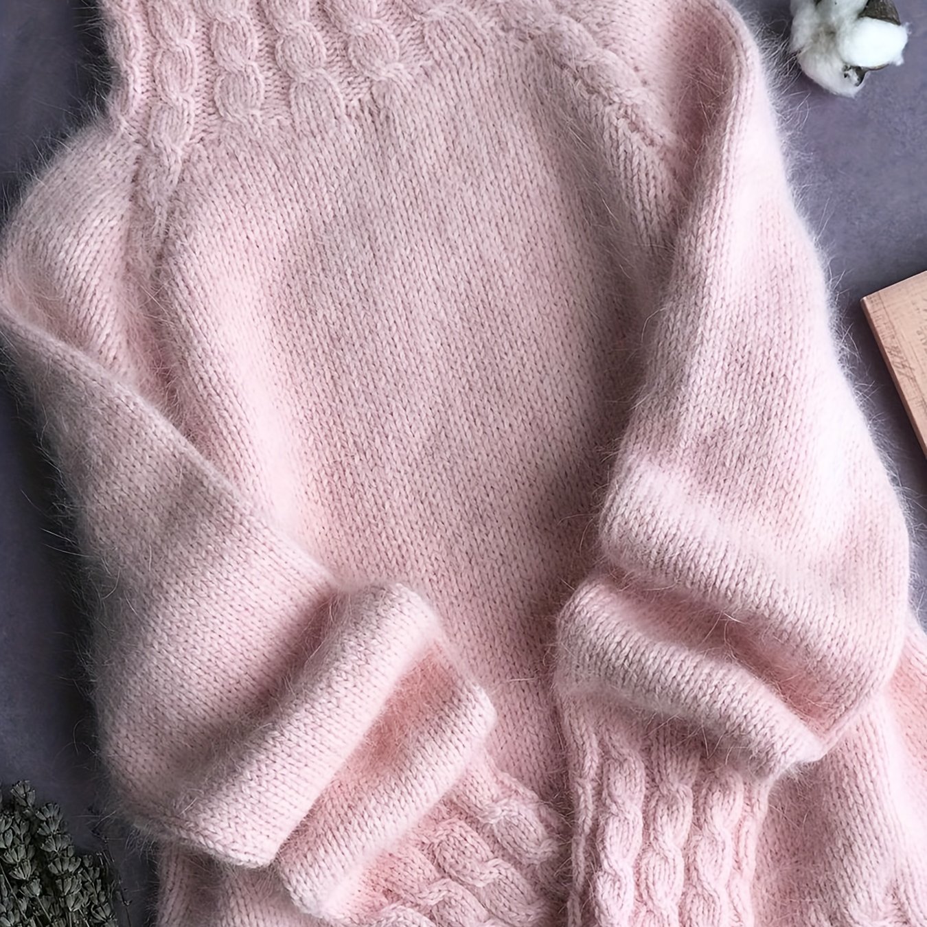 [] High-neck Pullover Sweater Women's Casual All-match [niannian ]