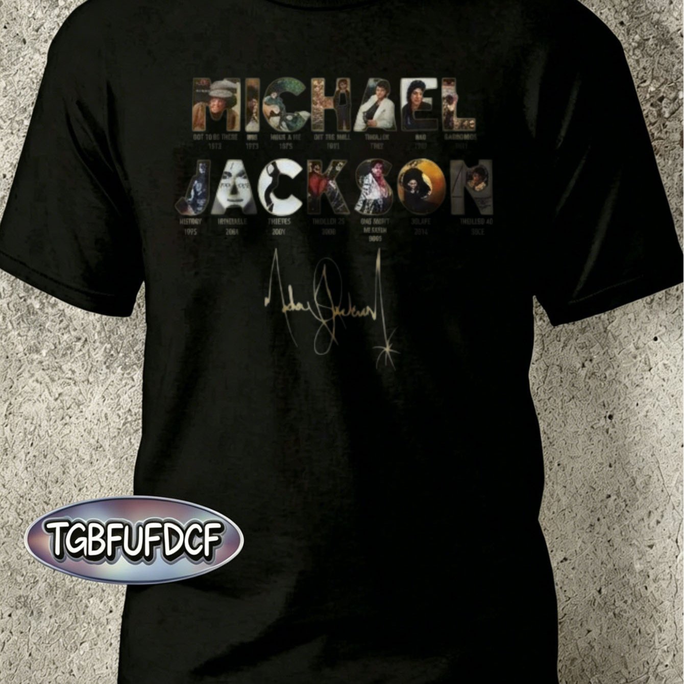 2026 New Style Cotton M-j J-a Ack Son White T-shirt Pop Rock Tee Us 150426n14 - Picture 1 Of 2