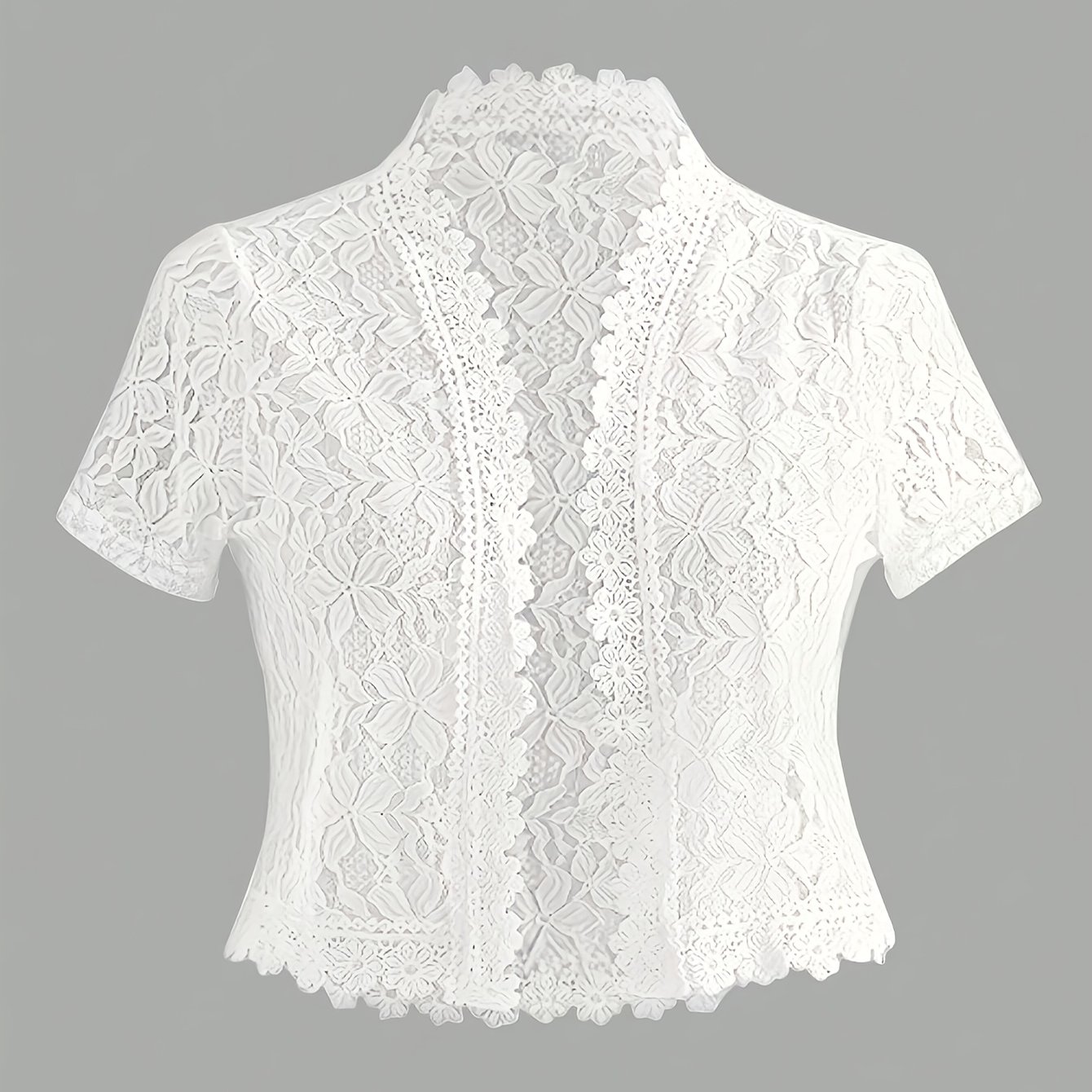 TEMU New Lace Shawl Top