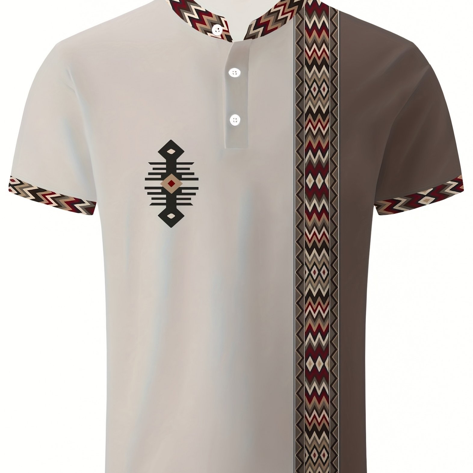 TEMU Men' Shirt - Breathable Button-up Cardigan, Suitable For Casual And Formal Wear - Machine Washable Shirt, Ideal For Everyday And Special
