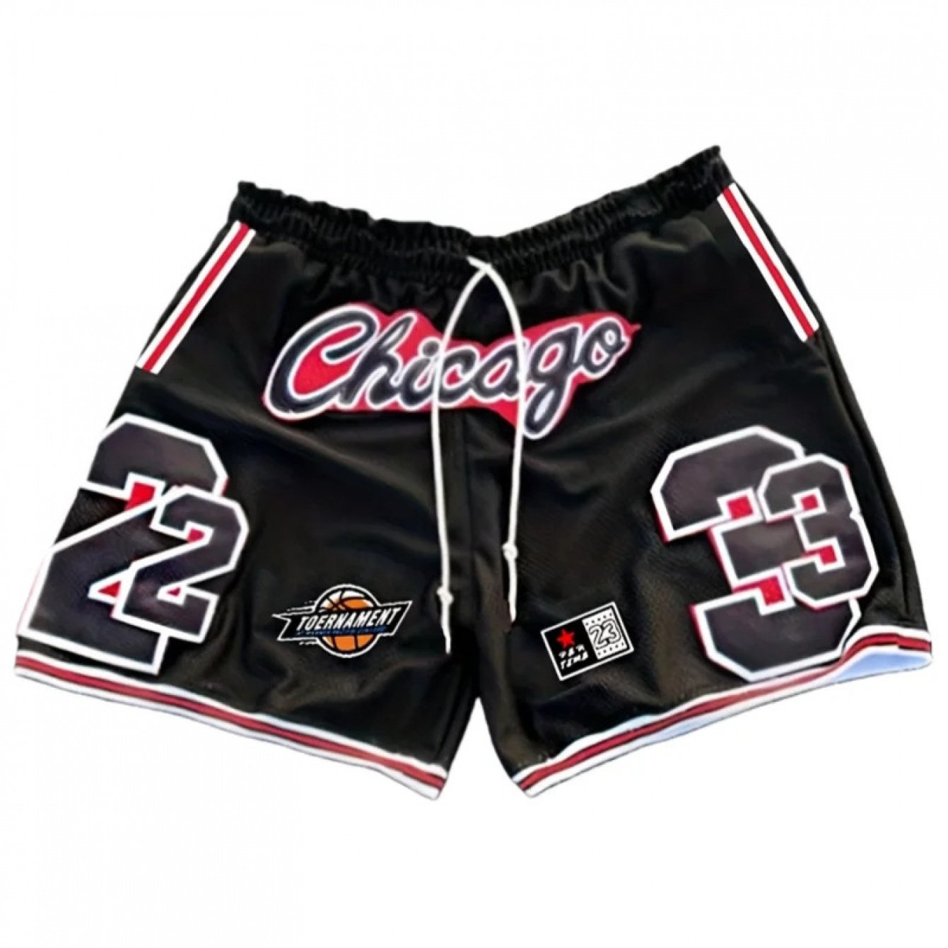 Image of Men's Beach Pants Anime Cosplay Casual 5 Quarter Pants Men Swim Trunks Drawstring Waist Quick Dry Cartoon Pants Streetwear