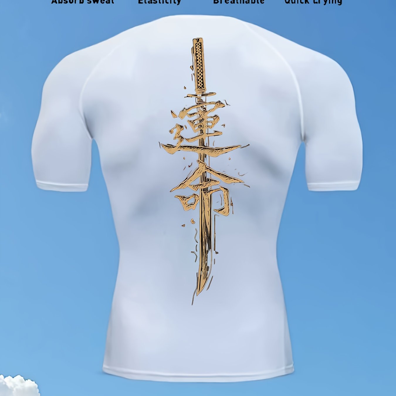 TEMU A Must-have Two-pc Of T-shirts For Men At , Featuring A Design; Includes - Shirt Made From Stretchy Fabric, Perfect For Workouts. A Great Gift