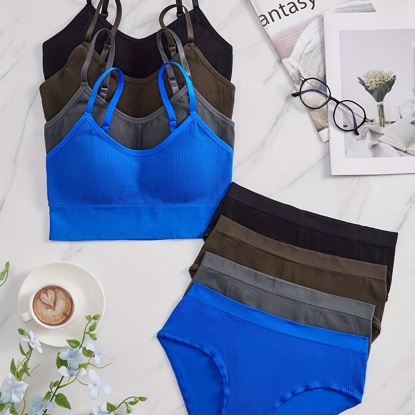TEMU Four-color Combo Casual Comfortable Set