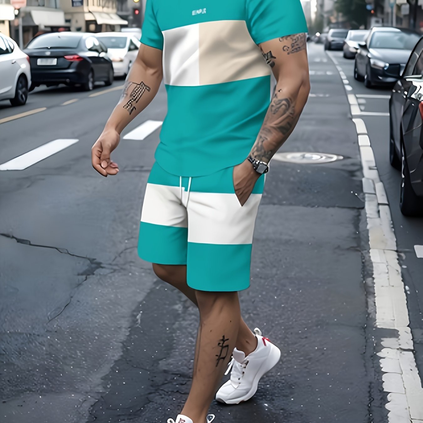 TEMU Men's Novelty Clothing Set