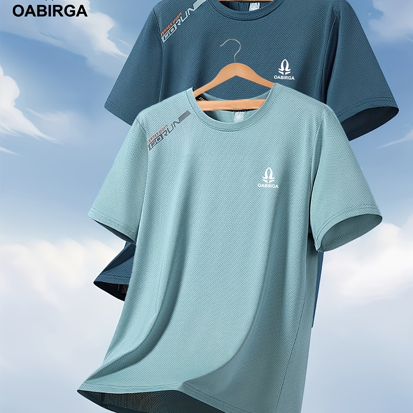 TEMU 2pcs Set Men's Plus Size T-shirt Oversized Round Neck Short Sleeve Summer T-shirt Casual Top