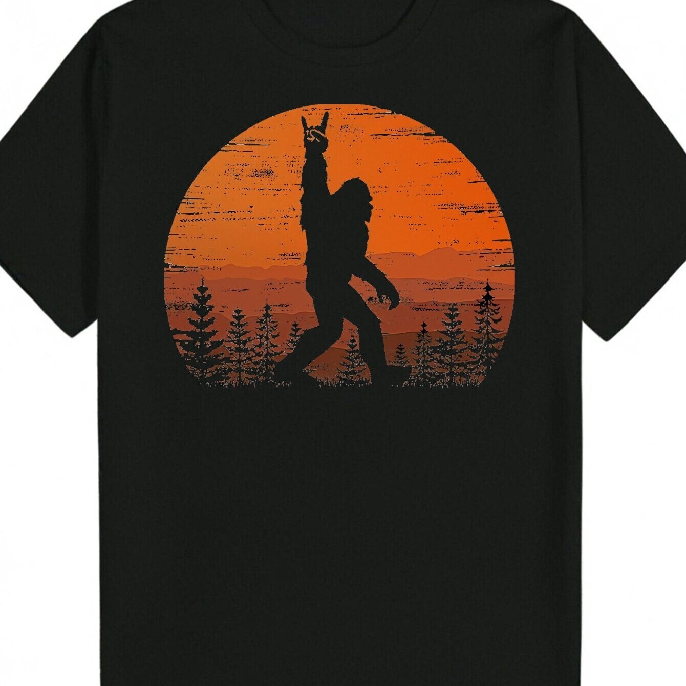 TEMU Product: 1 Men's Casual Summer T-shirt, Black, Hollow Pattern, Round Neck, Short Sleeve, Breathable Fabric, Regular Fit - Men's Humorous Retro