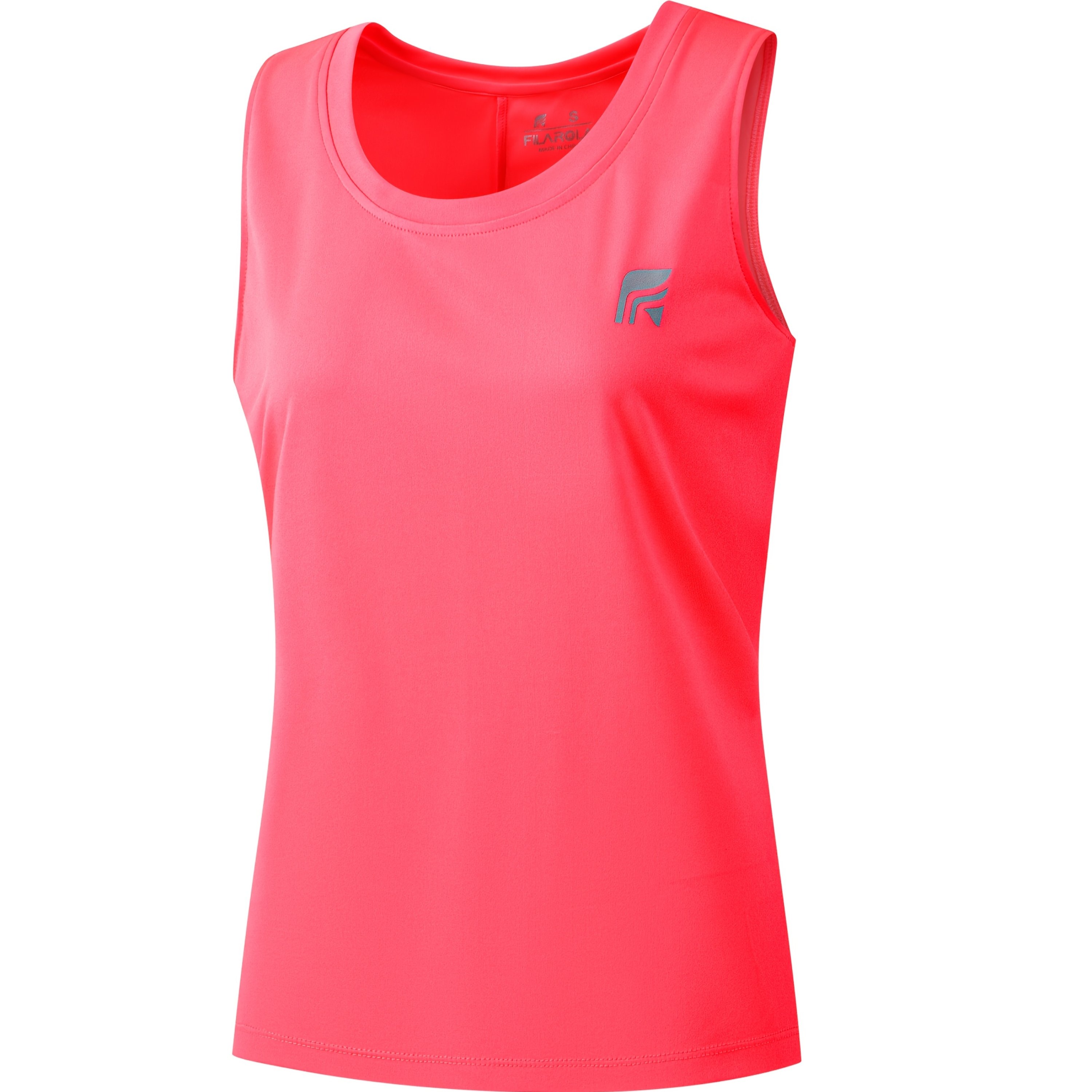 Image of Filarola Women' Round Neck Quick Dryding Seamless Sleeve T-shirt Summer Outdoor Vest