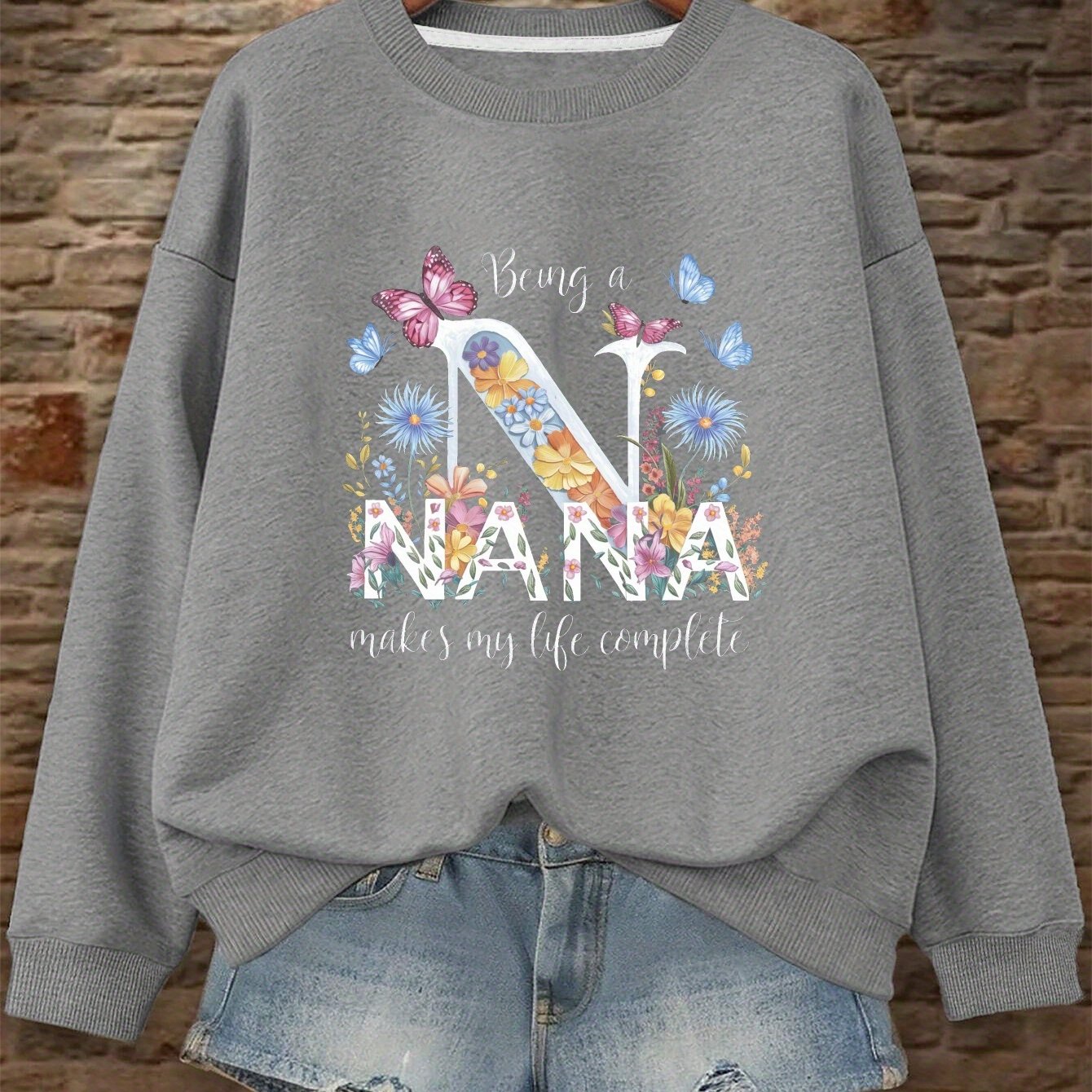 TEMU Flowers Women's Sweatshirts