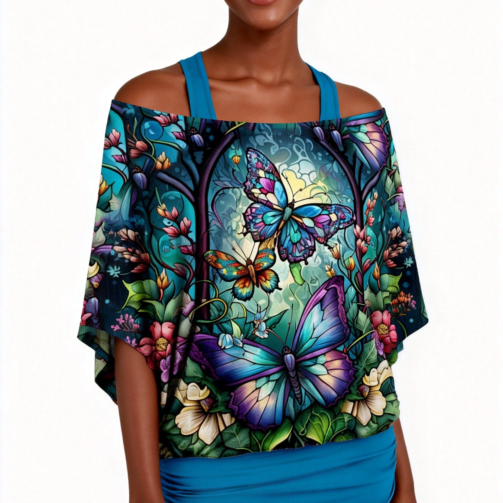 Women's Art Design Two-piece Top