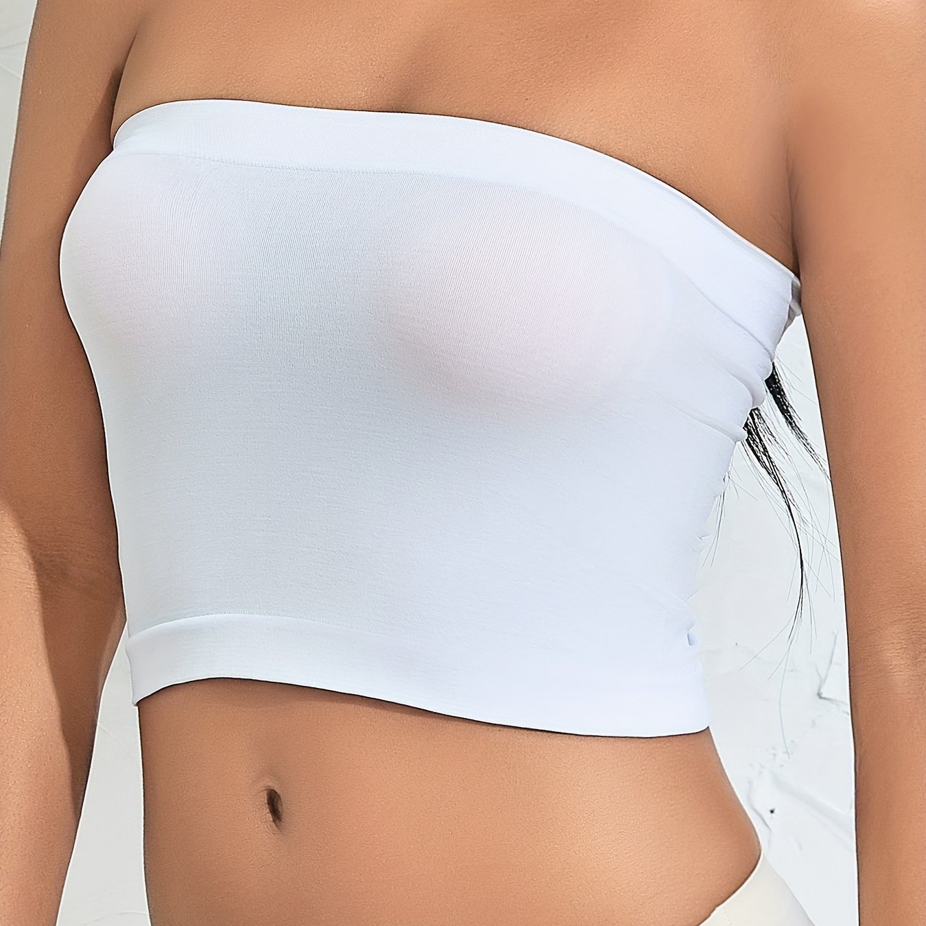 Strapless Net Breast Bra Tube With Hook - Dinwo Online Shopping