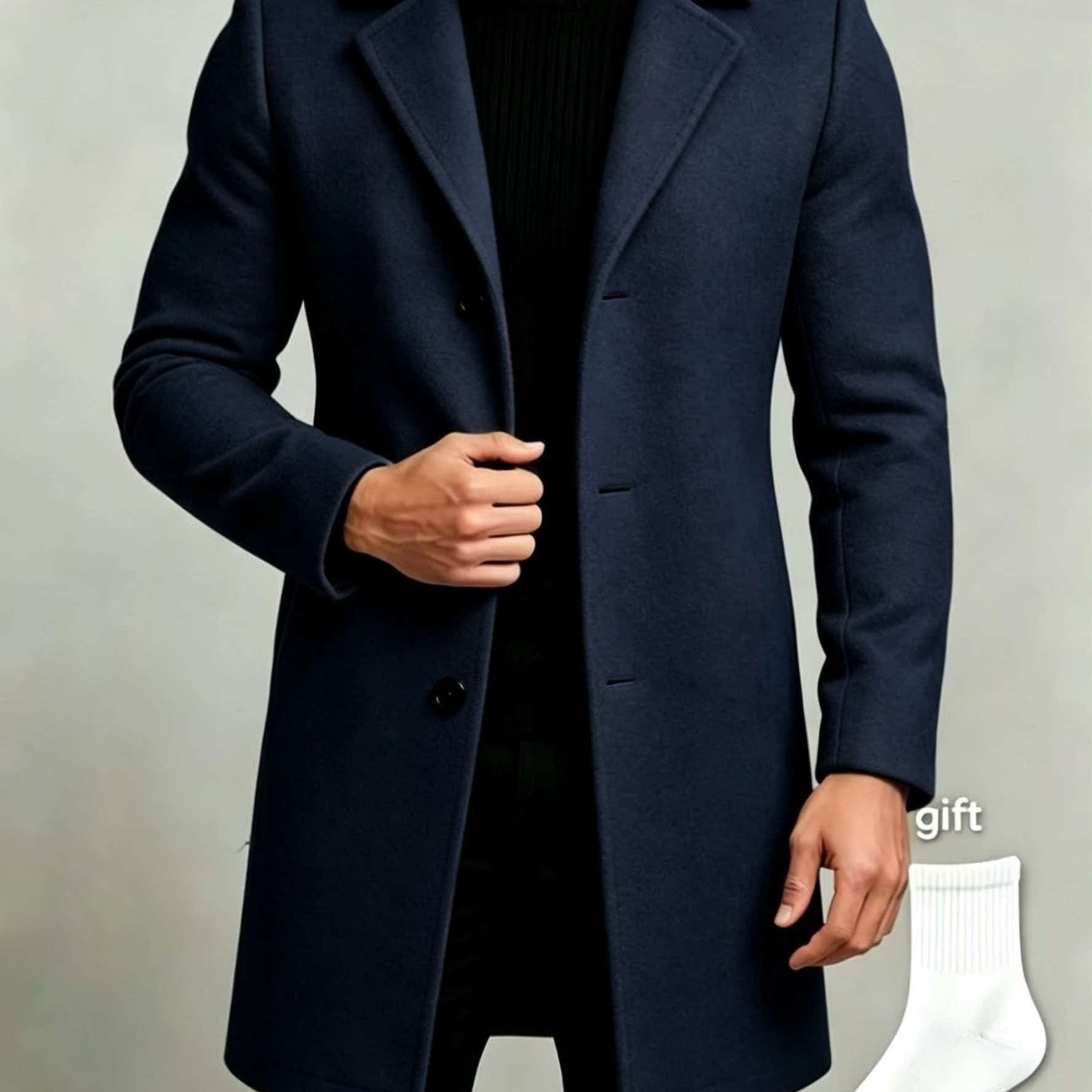 TEMU 2026 New European American Spring Autumn Wedding Date Outing Casual -match Solid Color Single-breasted Short Commuter Trench Coat Jacket Top